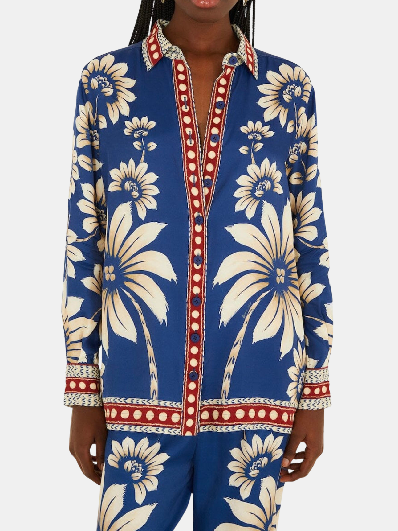 Luna Blue Pajama Shirt