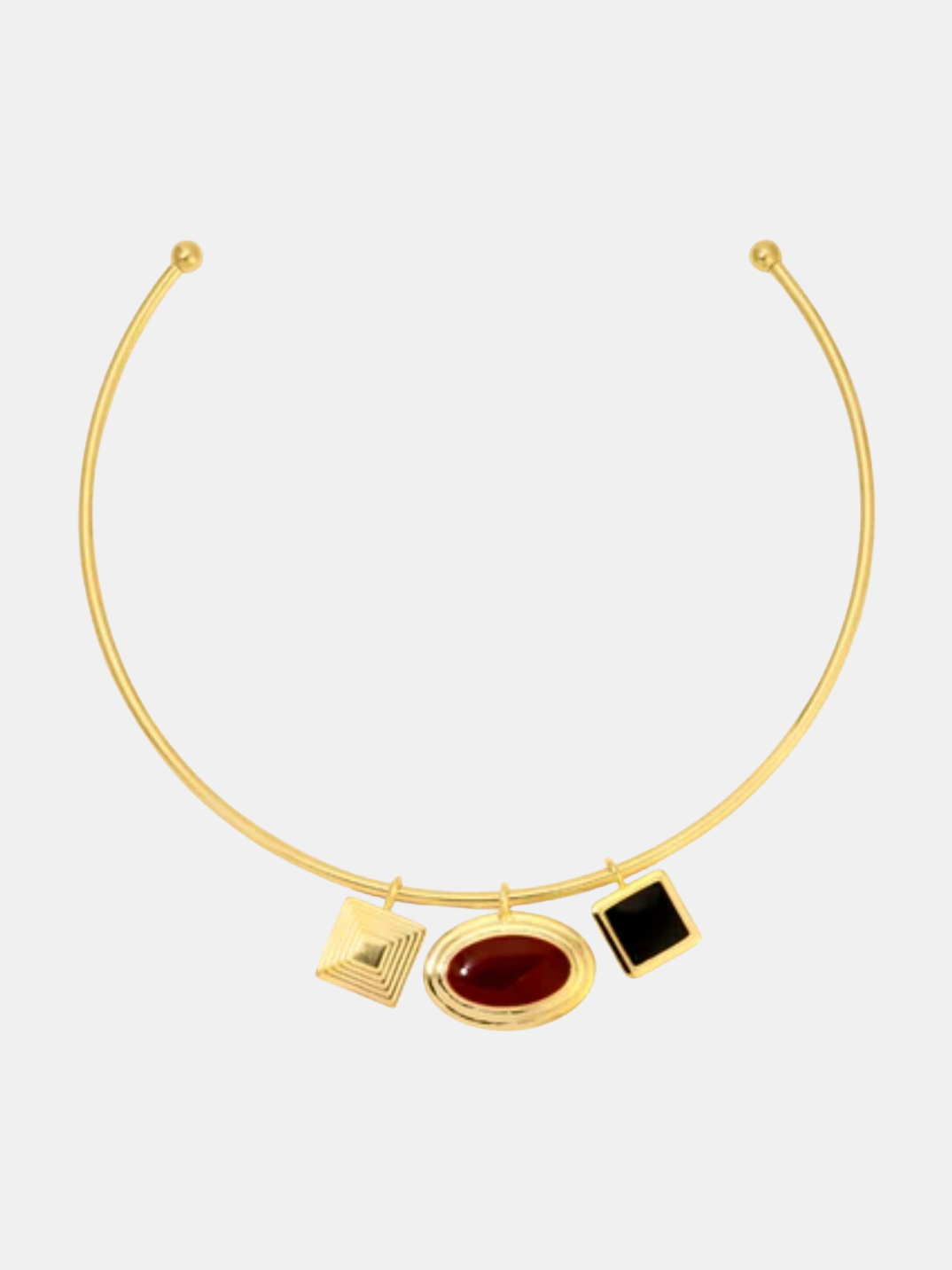 Solene Choker Charm Bundle Gold