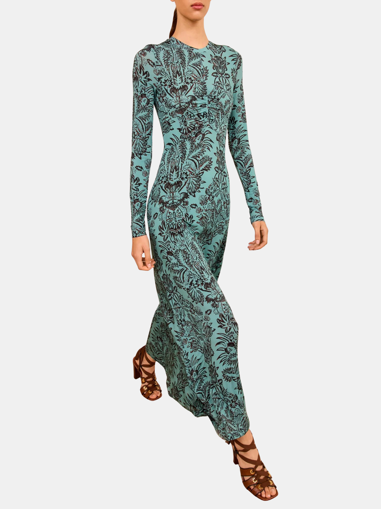 Ulla Johnson | Naia Long Sleeve Ruched Dress Ulla Johnson | Naia Long Sleeve Ruched Dress