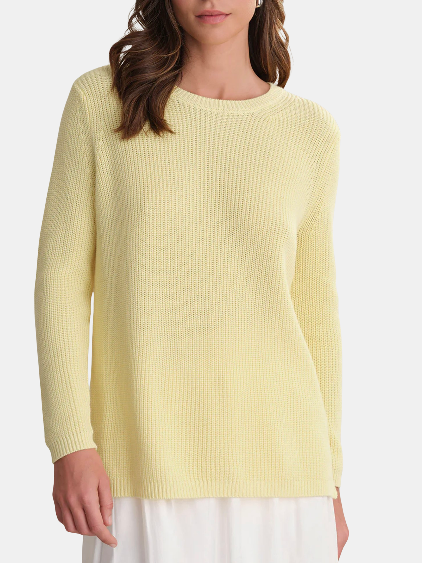 Emma Crewneck Shaker Sweater