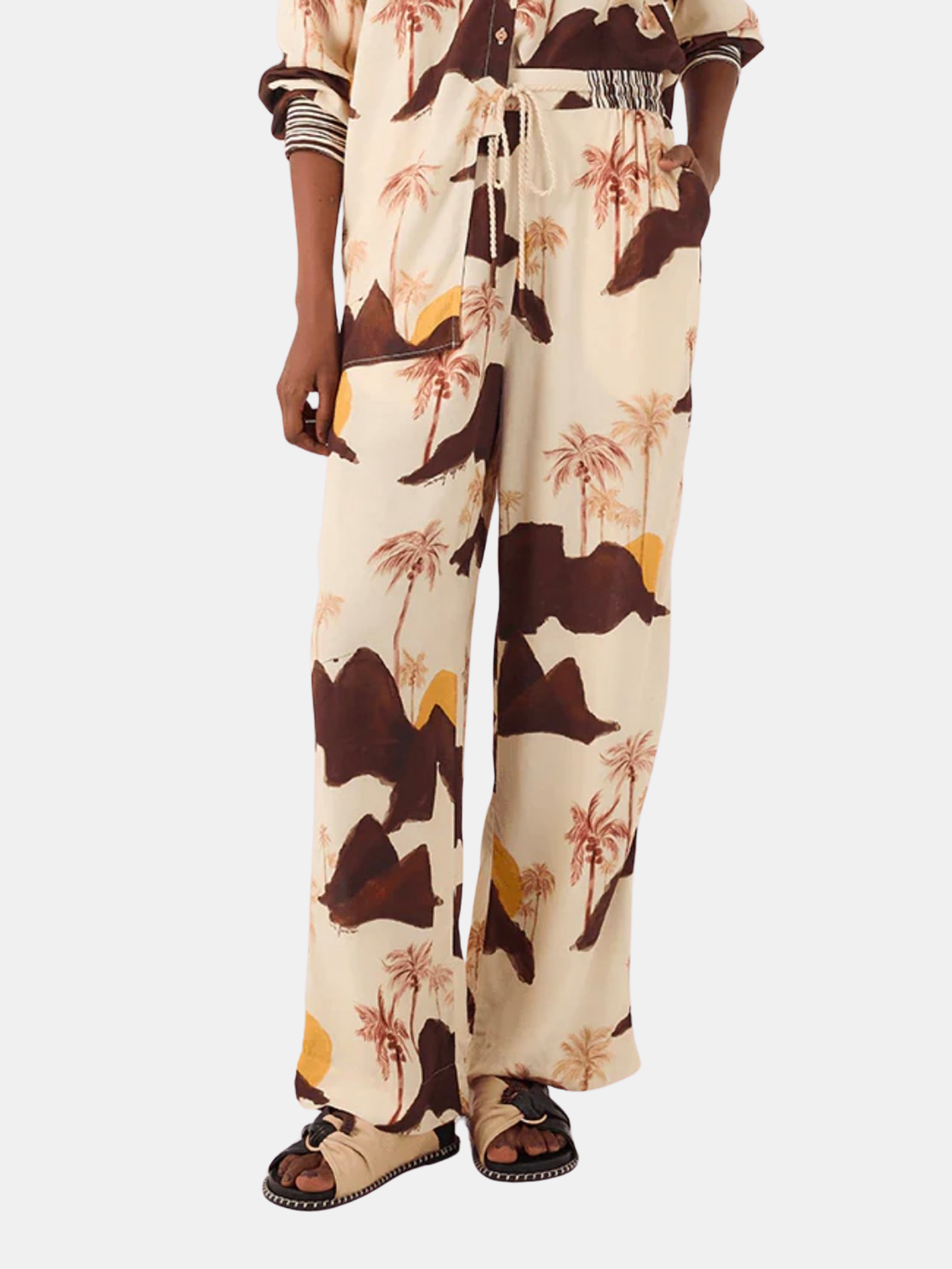 Cambraia Trousers With Mix Print - Morley 