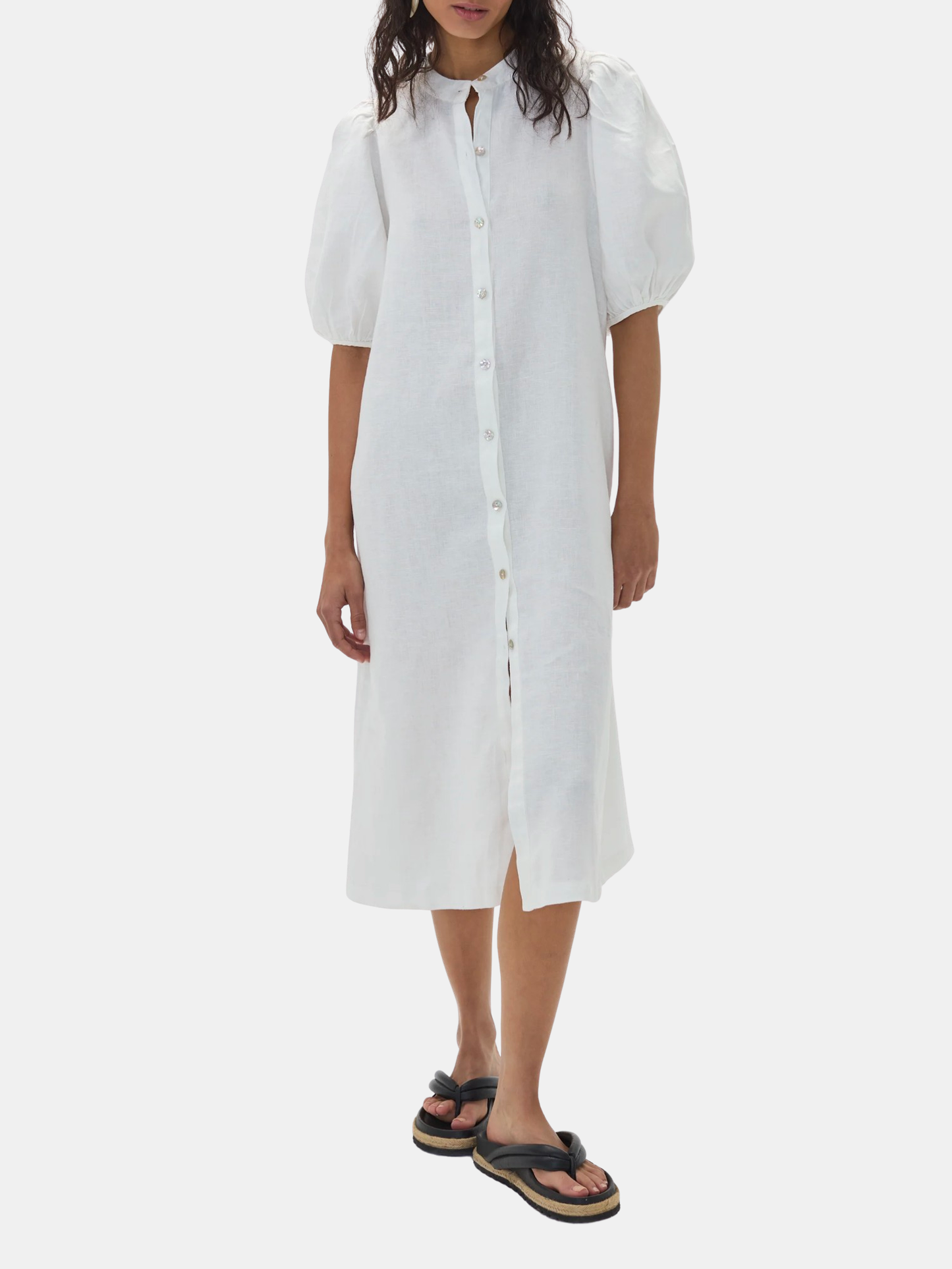 linen bubble dress Lanhtropy Bubble Linen Dress