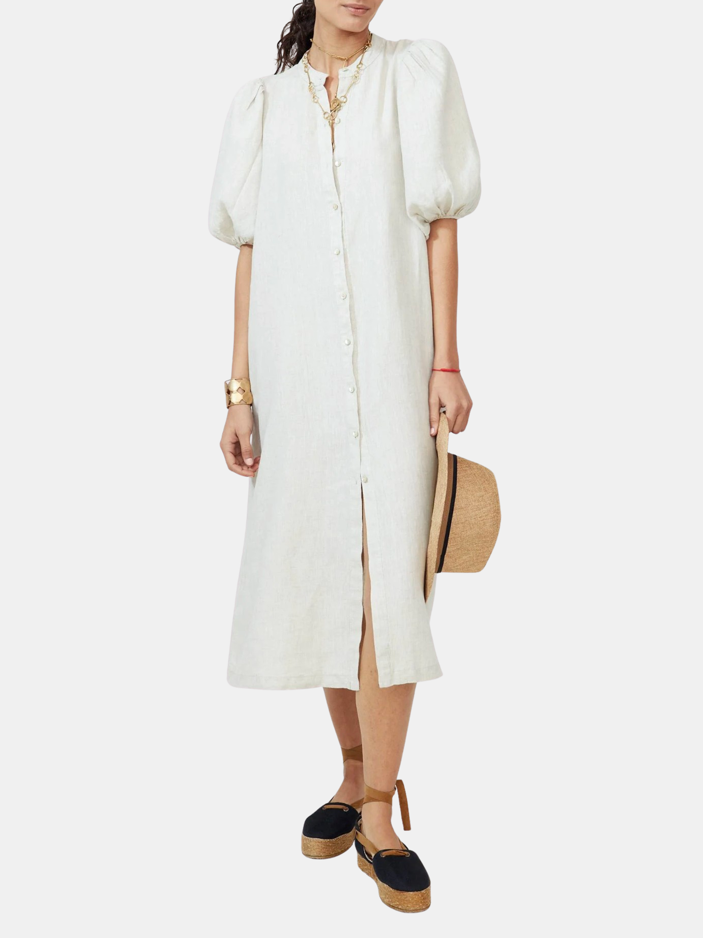 Bubble Linen Dress - Morley 