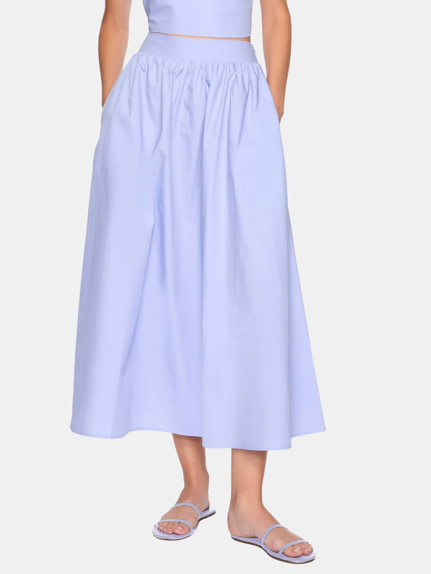 Poplin Midi Skirt 32" - Morley 