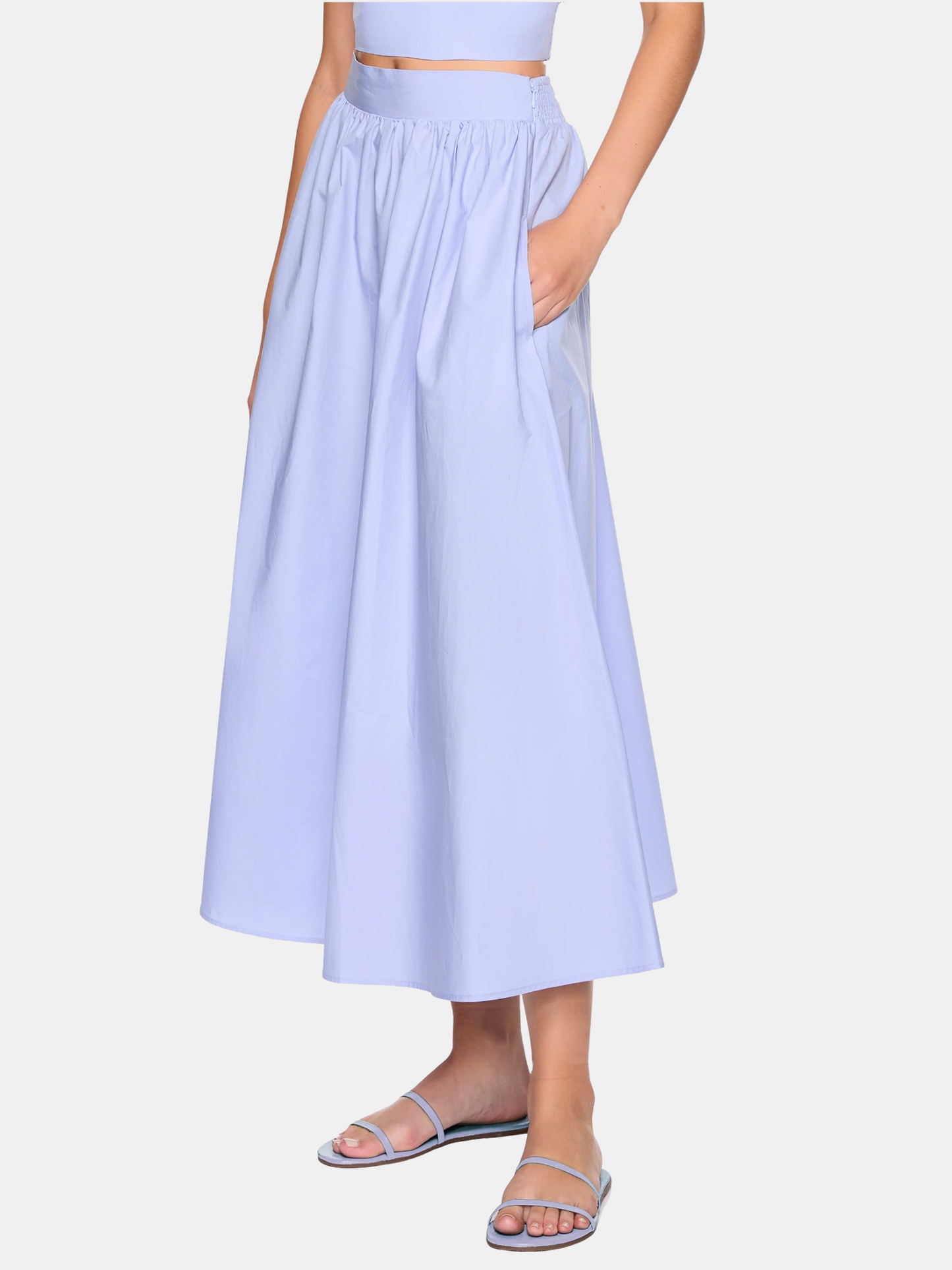 Poplin Midi Skirt 32" - Morley 