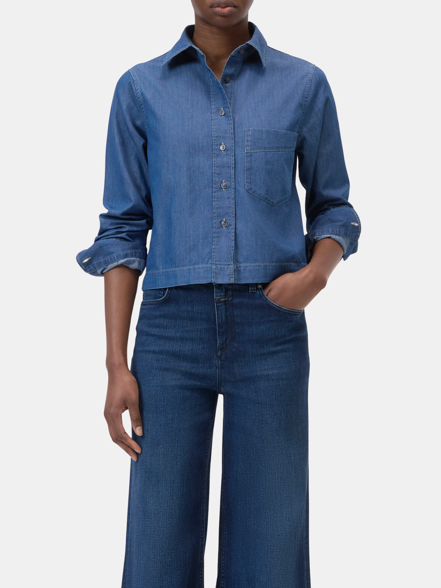Cropped Classic Shirt - Morley 