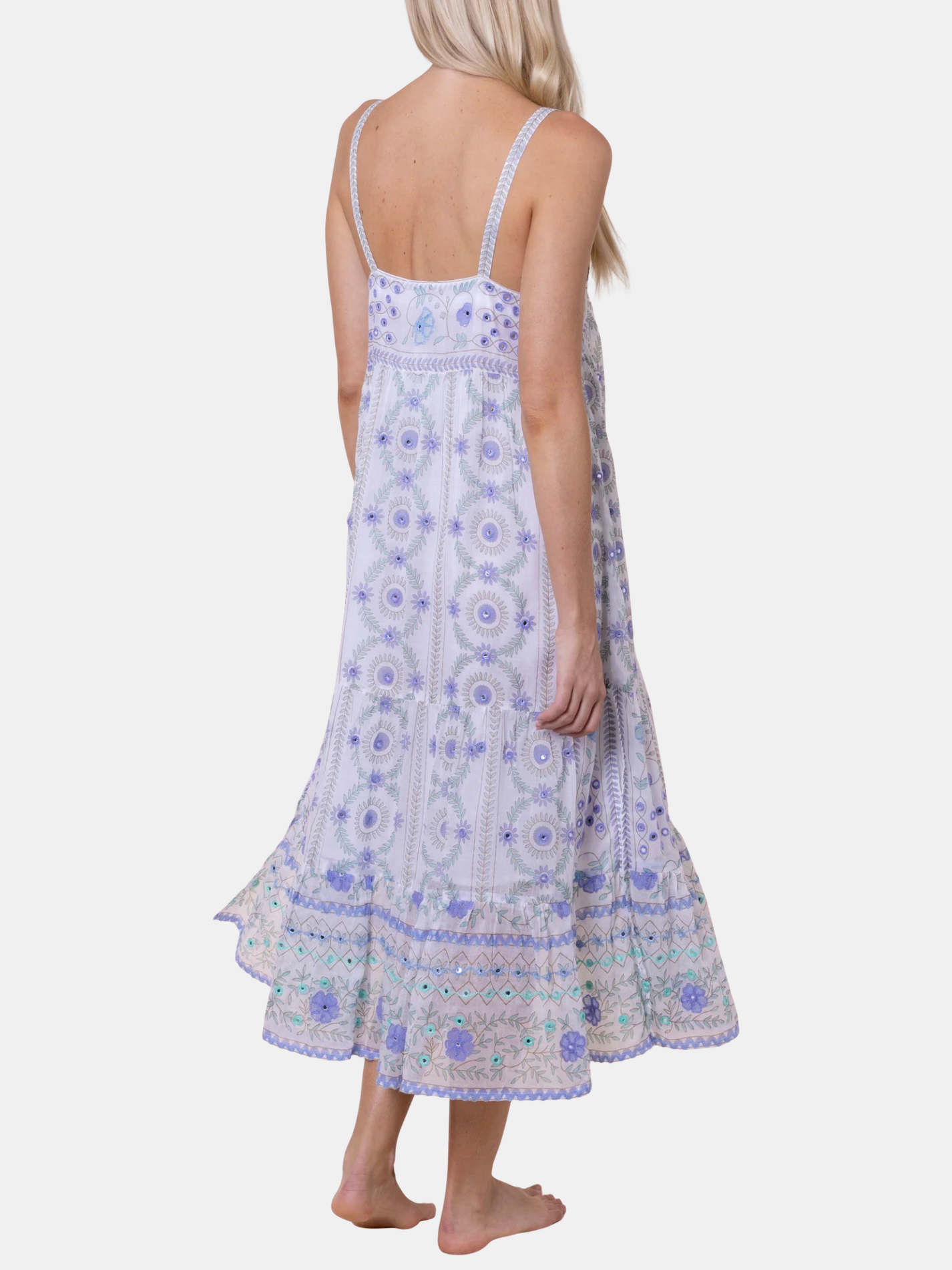 Mexican Print Swing Dress - Morley 