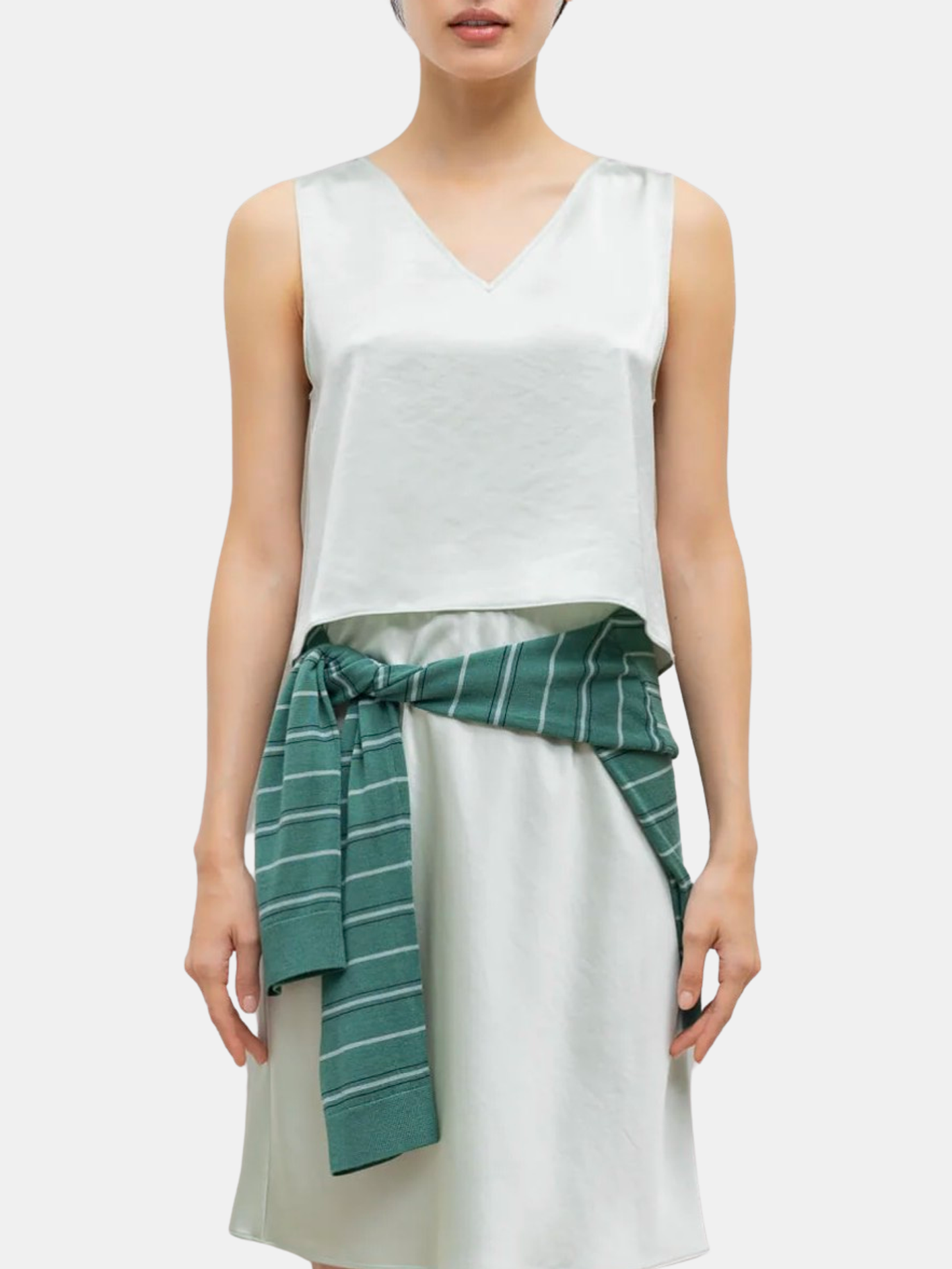 Barb V Neck Shell - Morley 