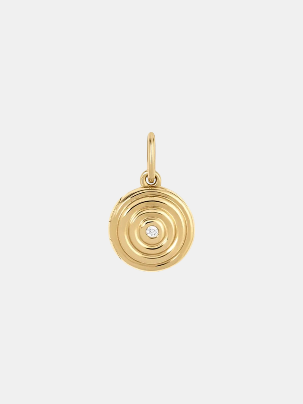 Groovy Diamond Disc Locket Mini Charm - Morley 