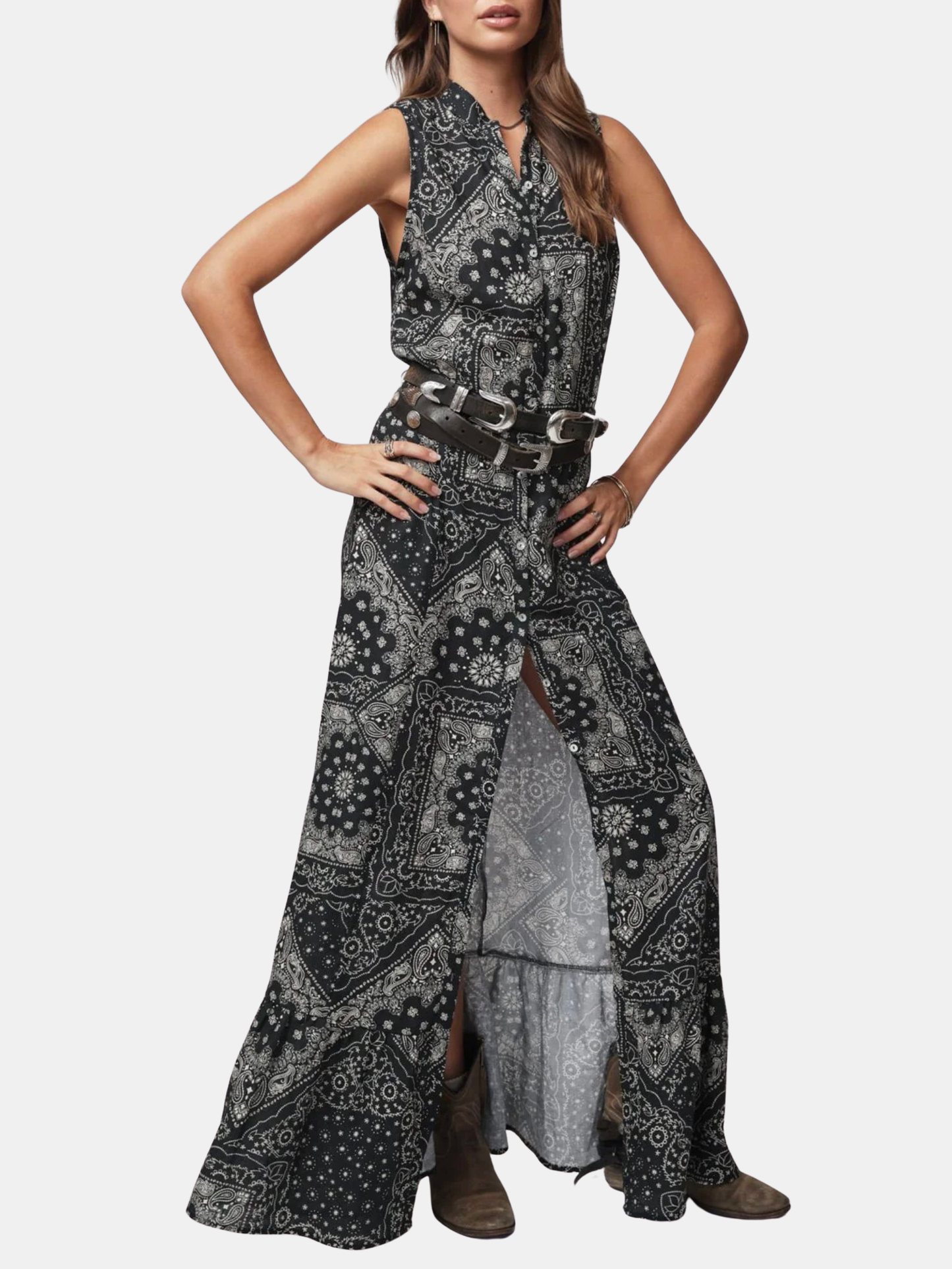 STILLWATER | The Linen Button Front Maxi Dress | SHOPMORLEY Morley STILLWATER | The Linen Button Front Maxi Dress | SHOPMORLEY Morley