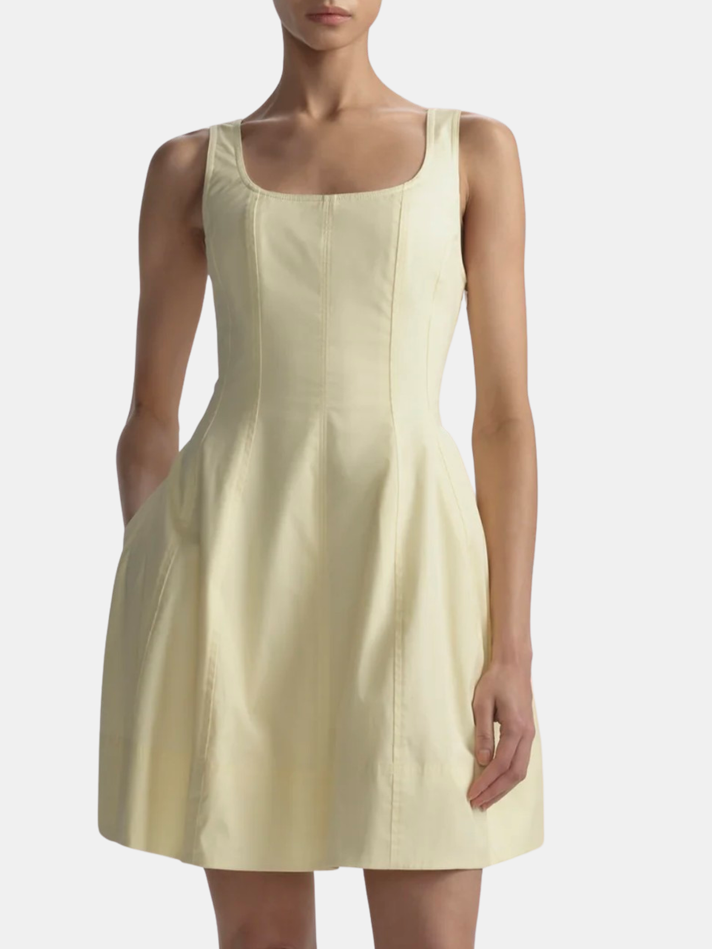 alc yellow dress A.L.C. Vea Dress in Yellow