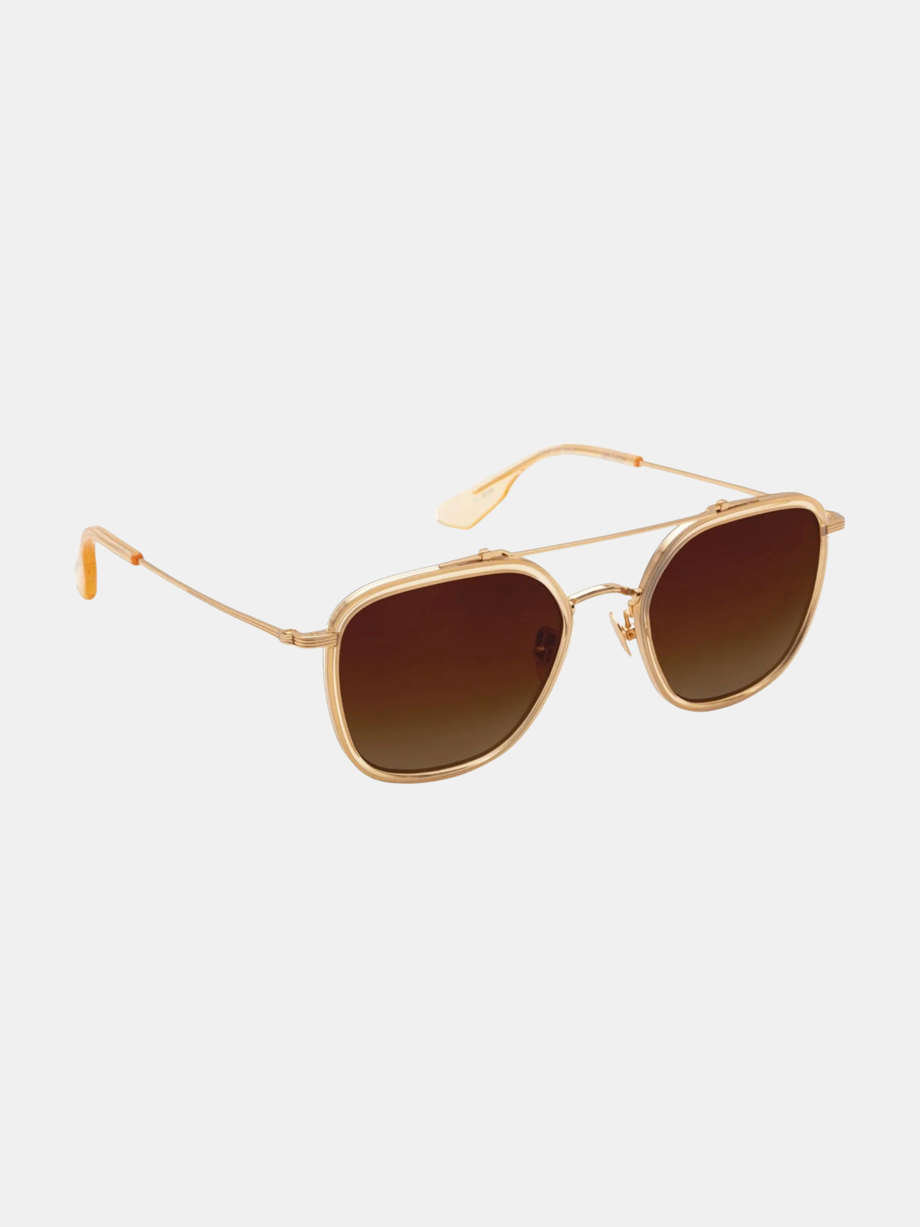 Austin 18k Titanium + Champagne Polarized - Morley 