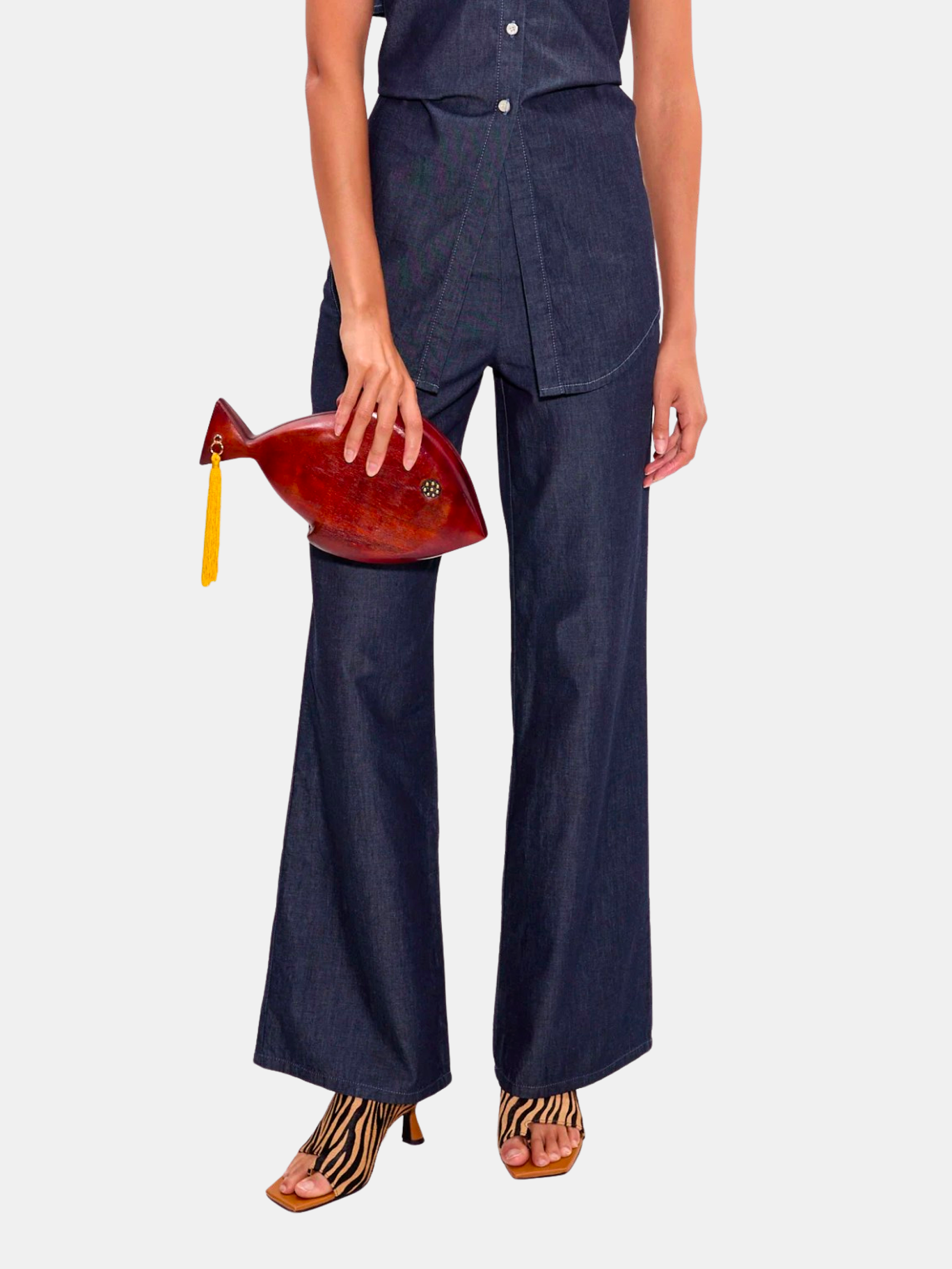 Pia Chambray Pant - Morley 