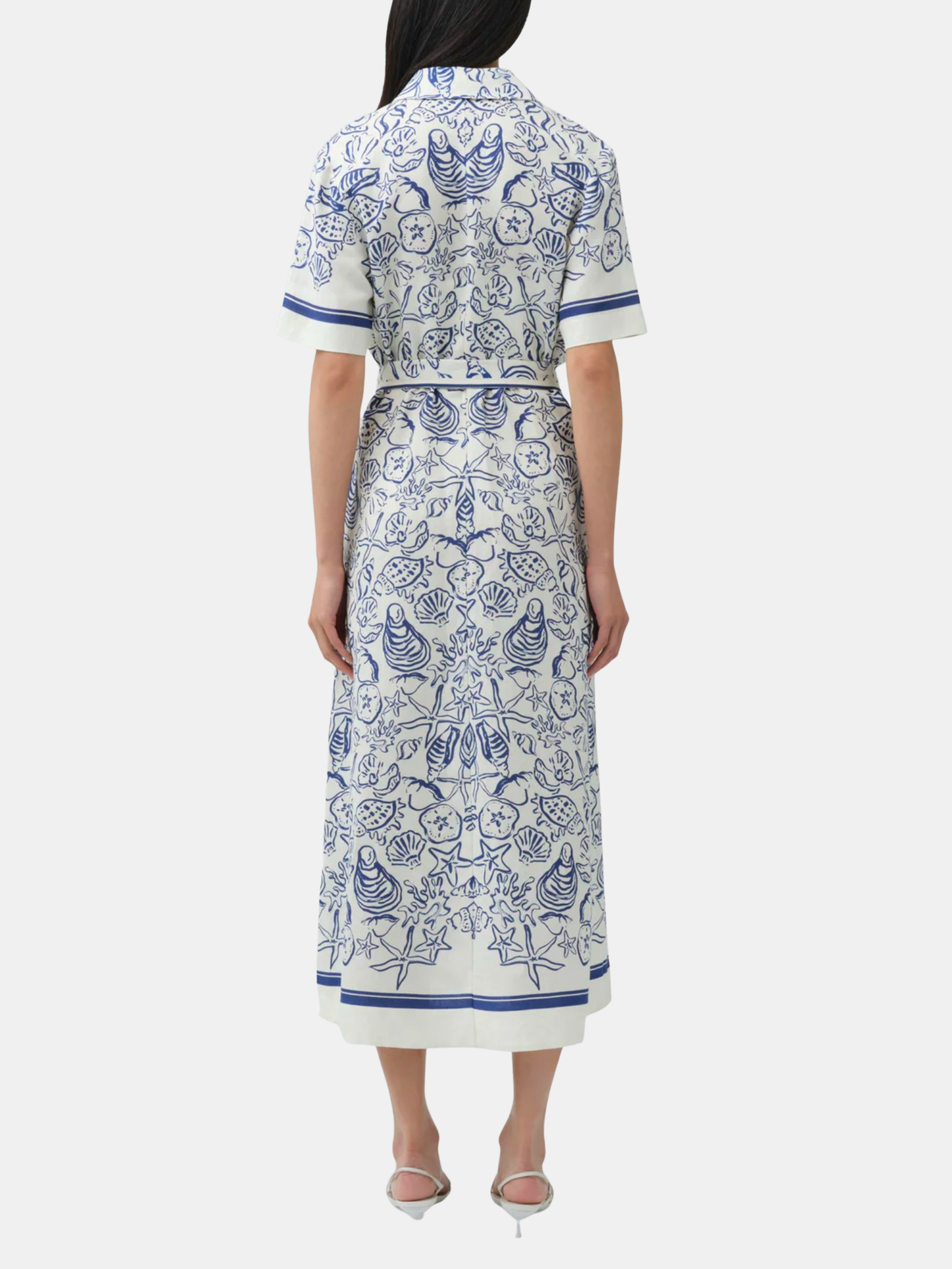 Audria S/s Belted Midi Dress - Morley 