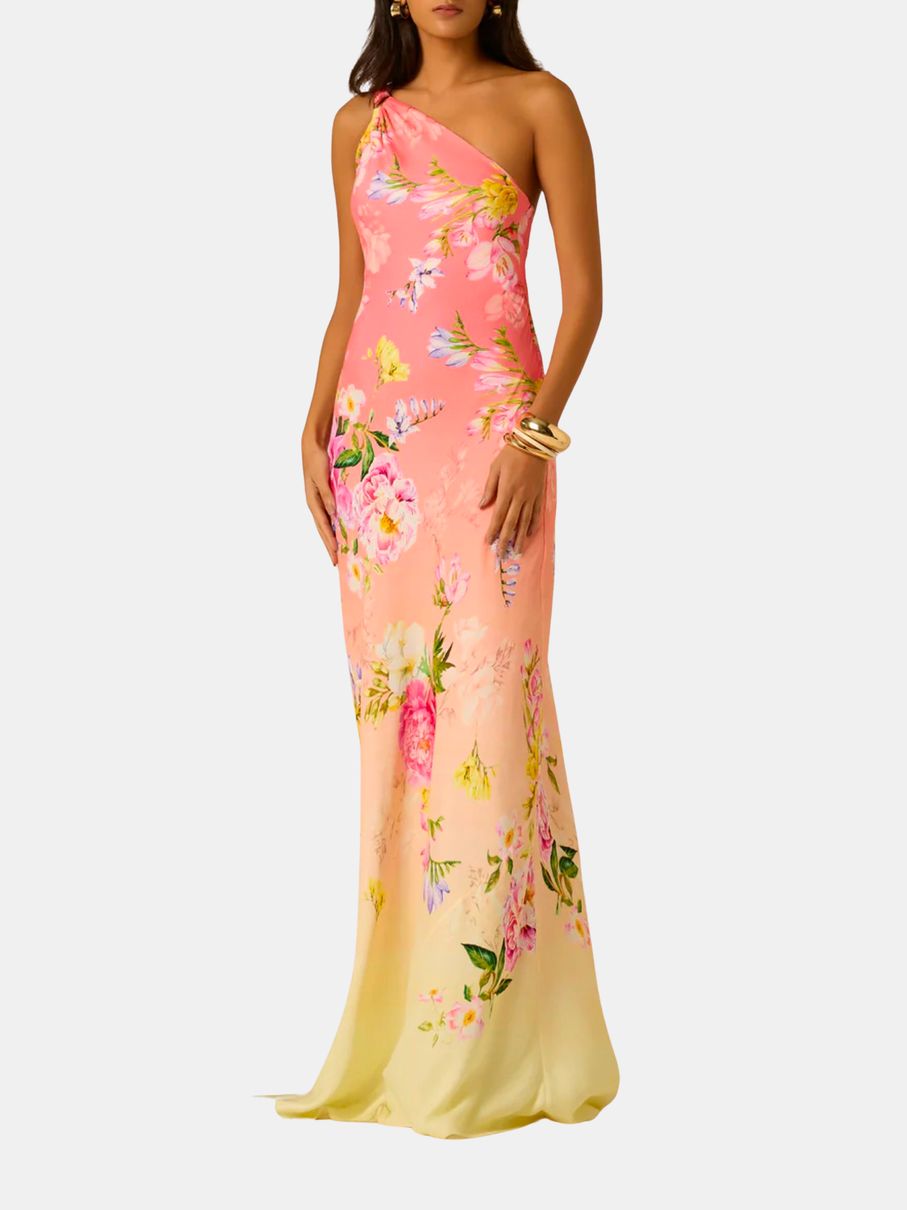 Avya One Shoulder Sash Dress - Morley 