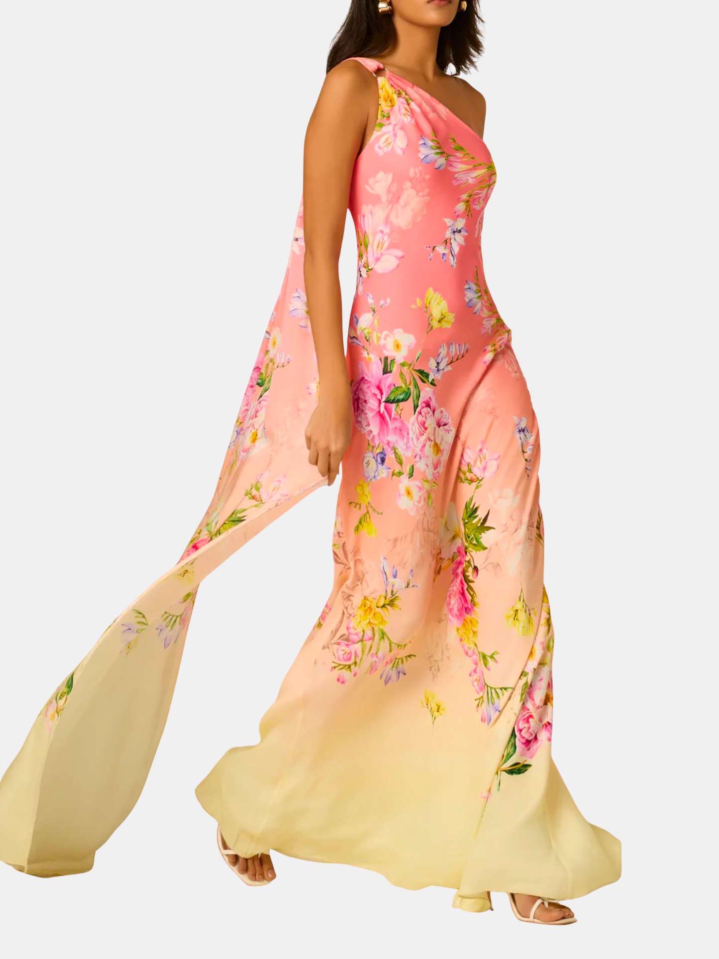 Avya One Shoulder Sash Dress - Morley 