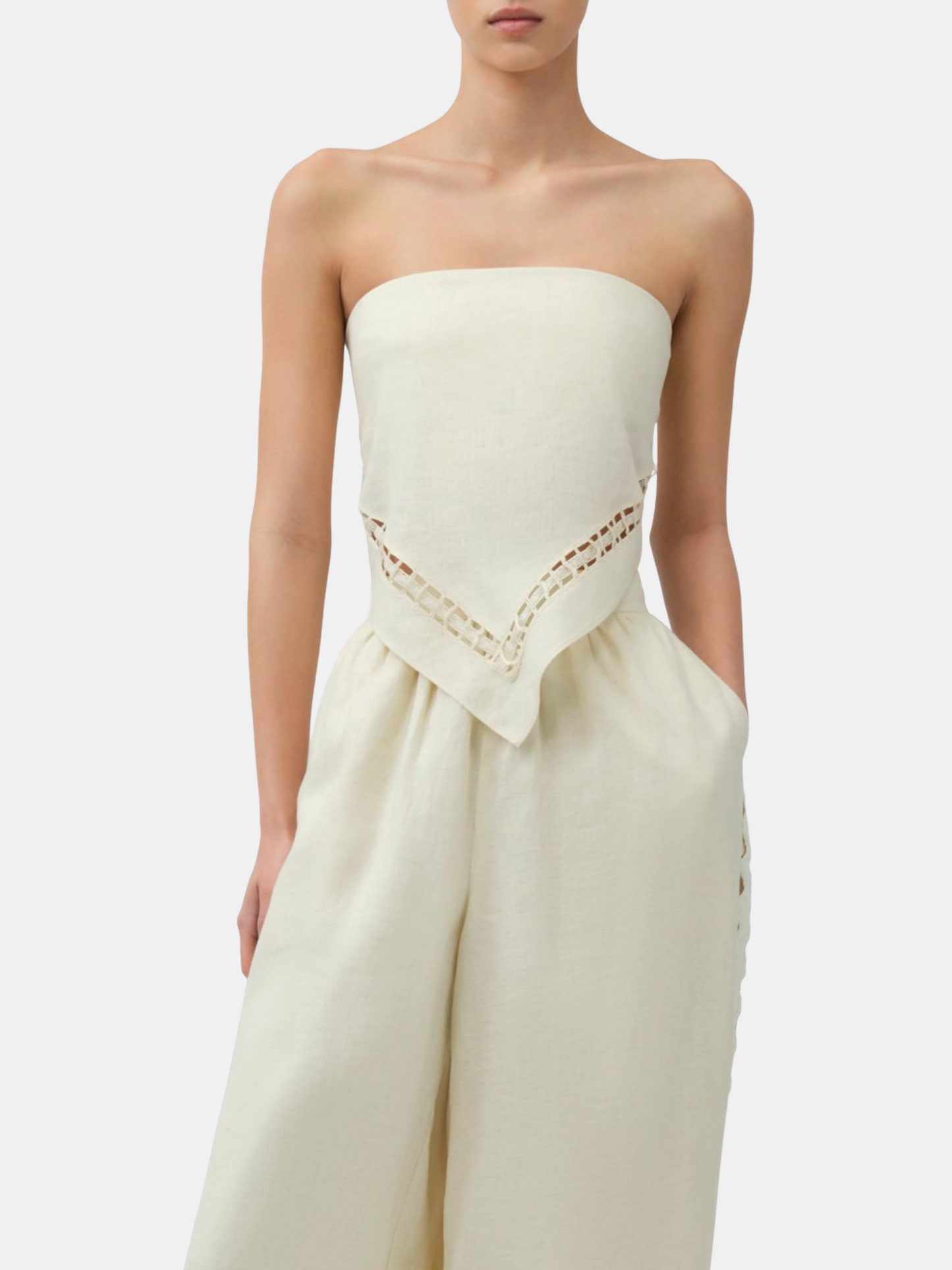 Lahni Linen Lace Top - Morley 