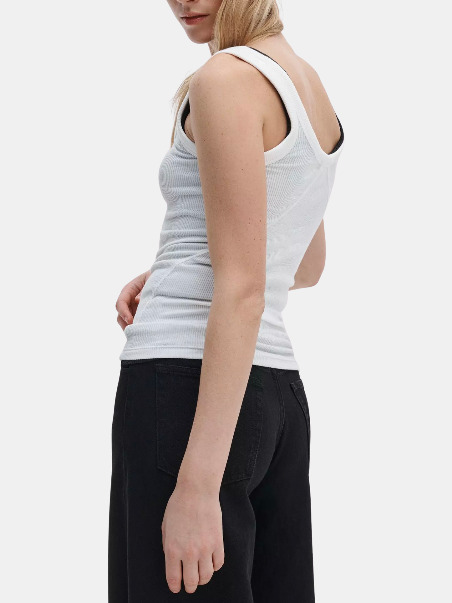 Essential Rib Wide String Tank - Morley 