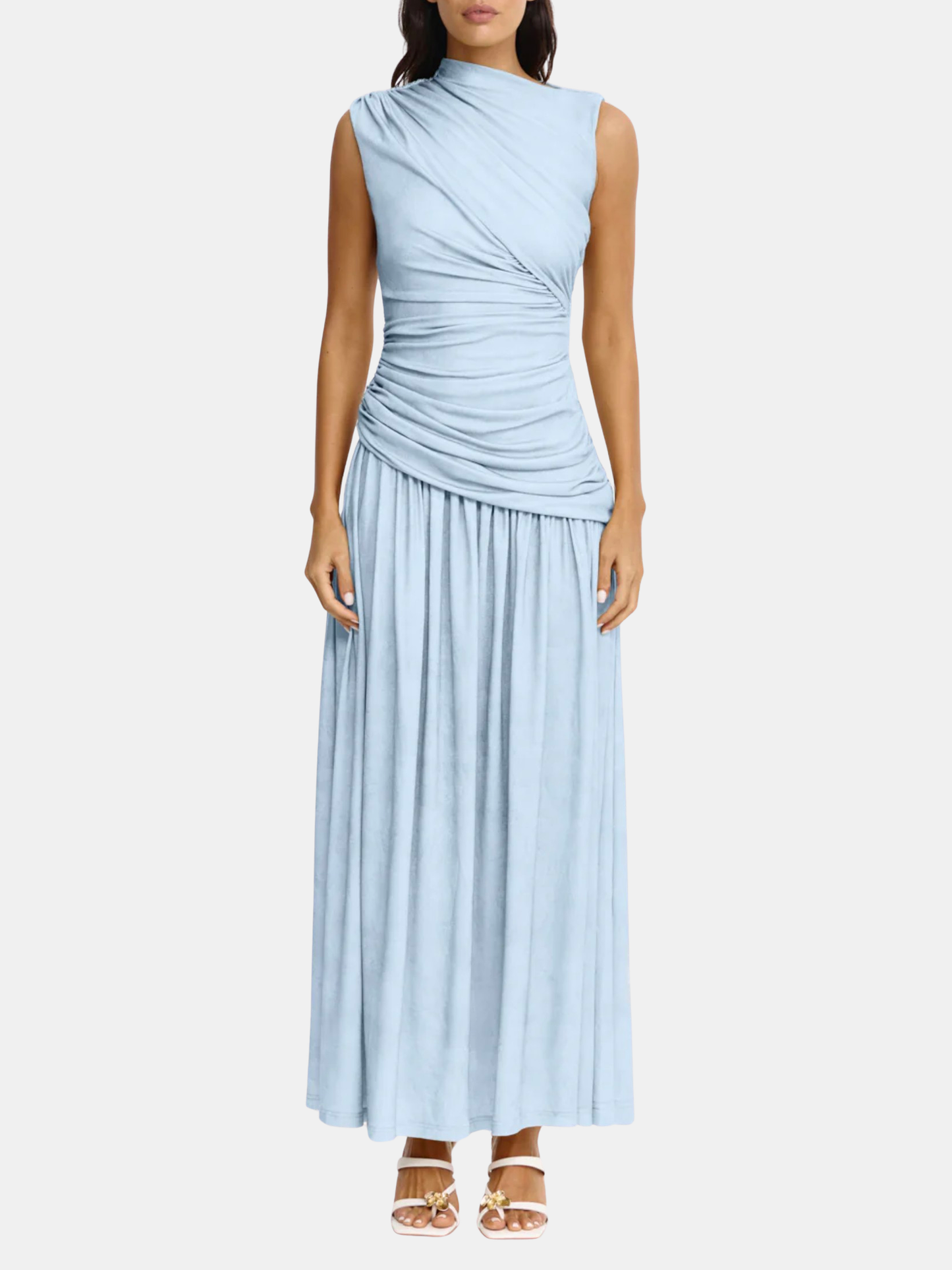 Acler Deanhill Maxi Dress in Baby Blue