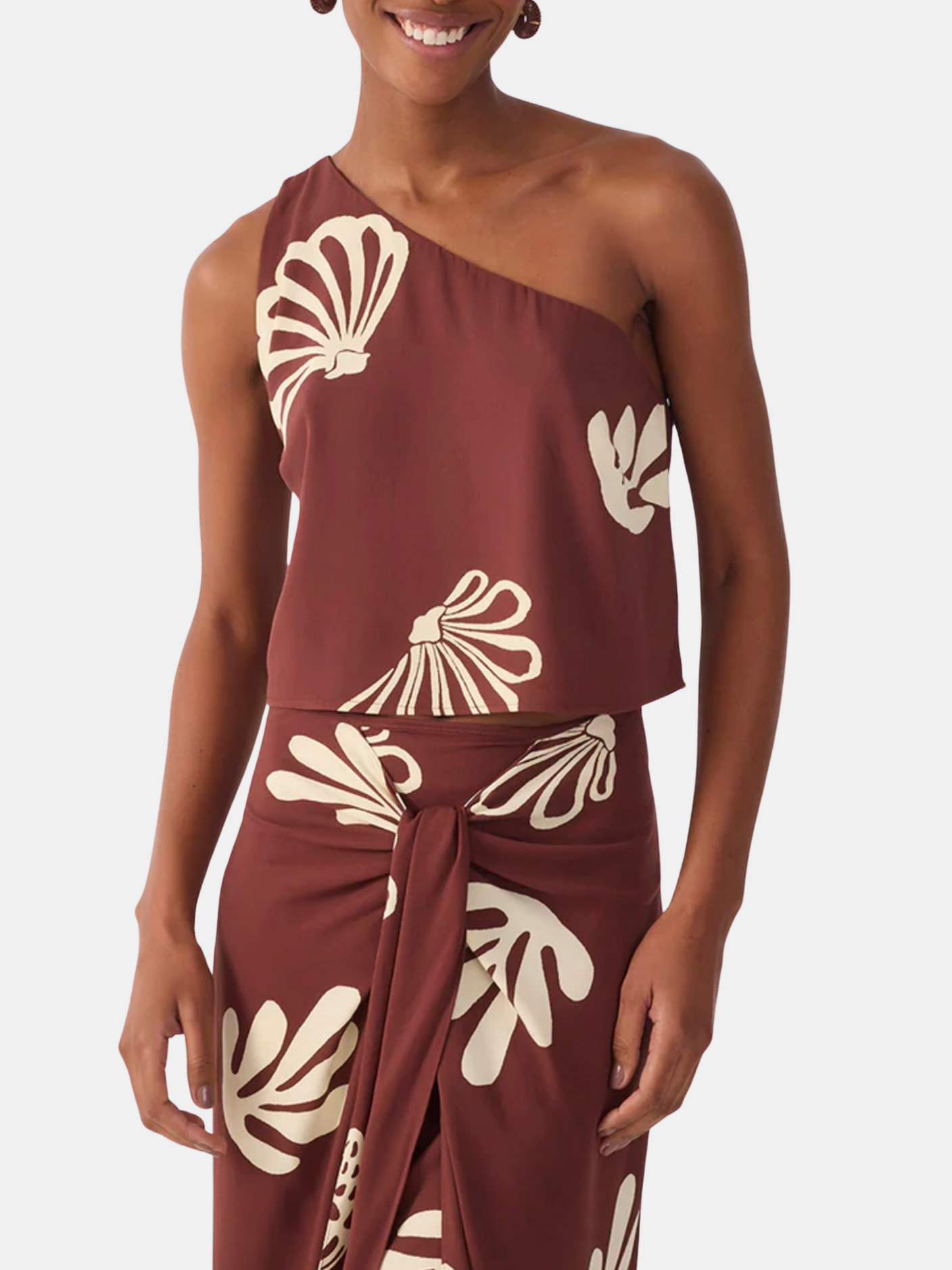 One-shoulder Crop Top - Morley 