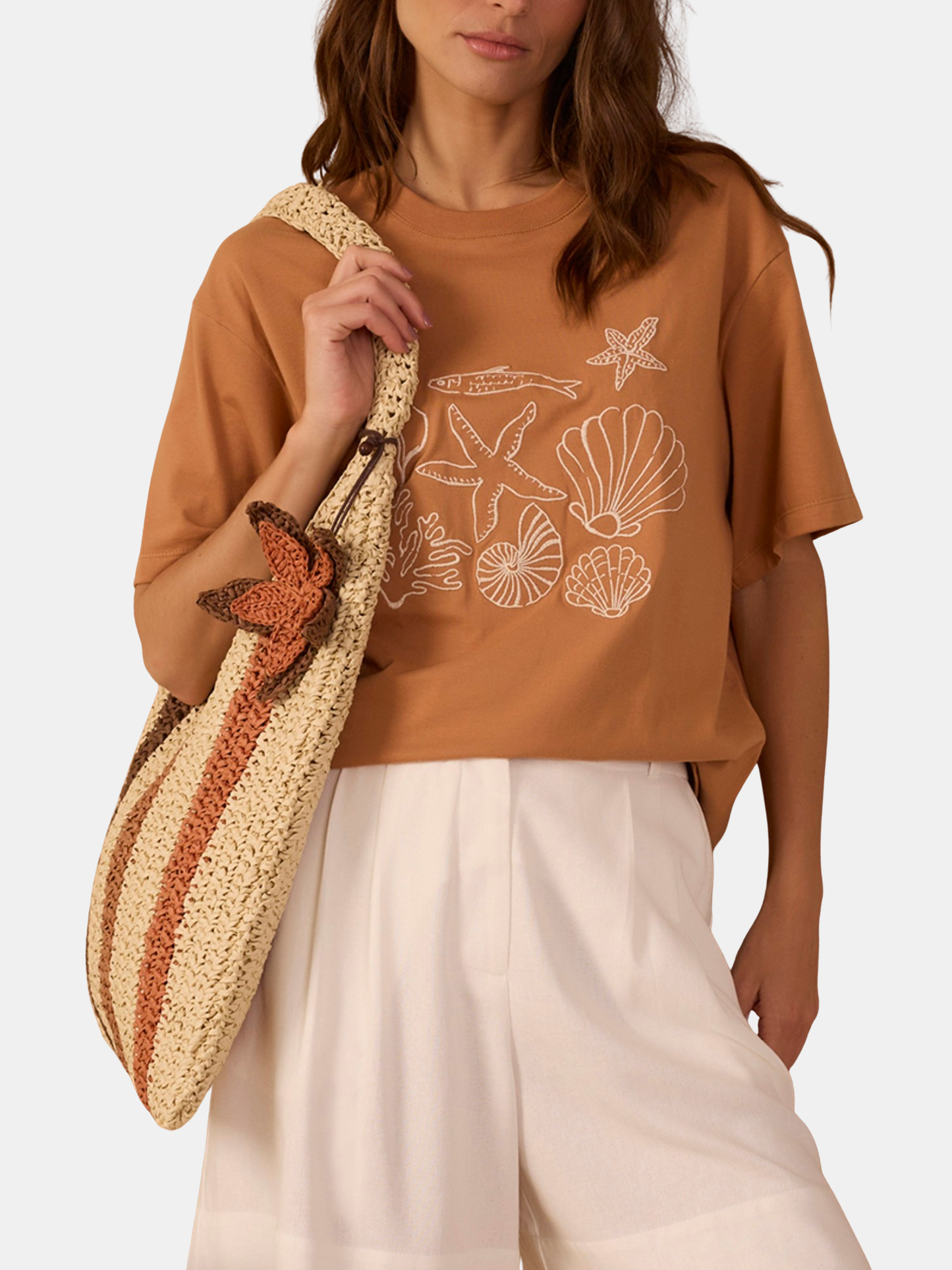 Embroidered Sealife T-shirt - Morley 