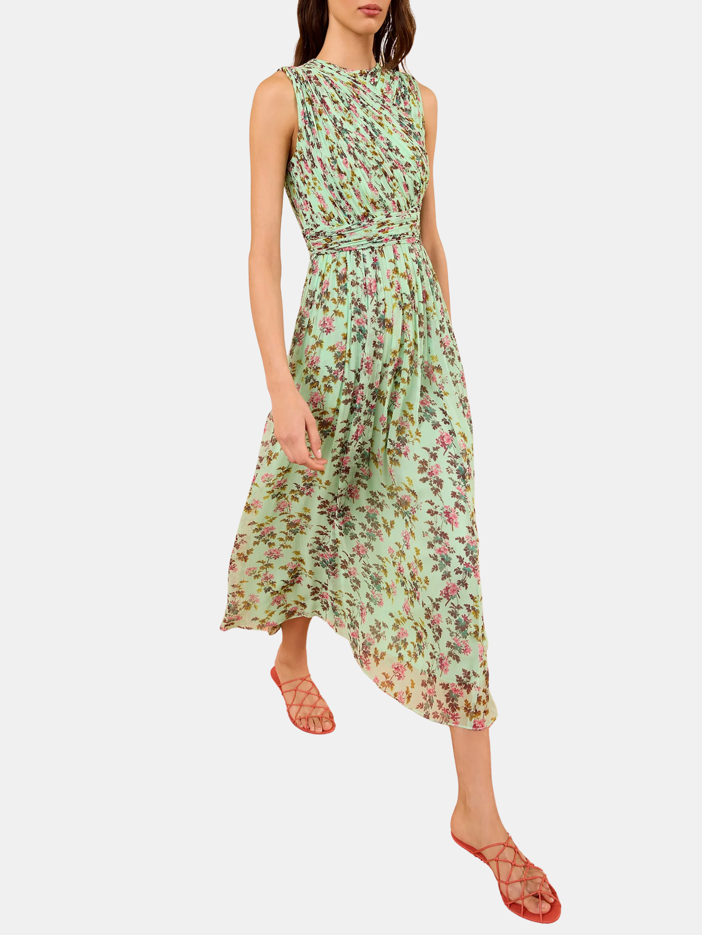 Celestina Sl Silk Dress