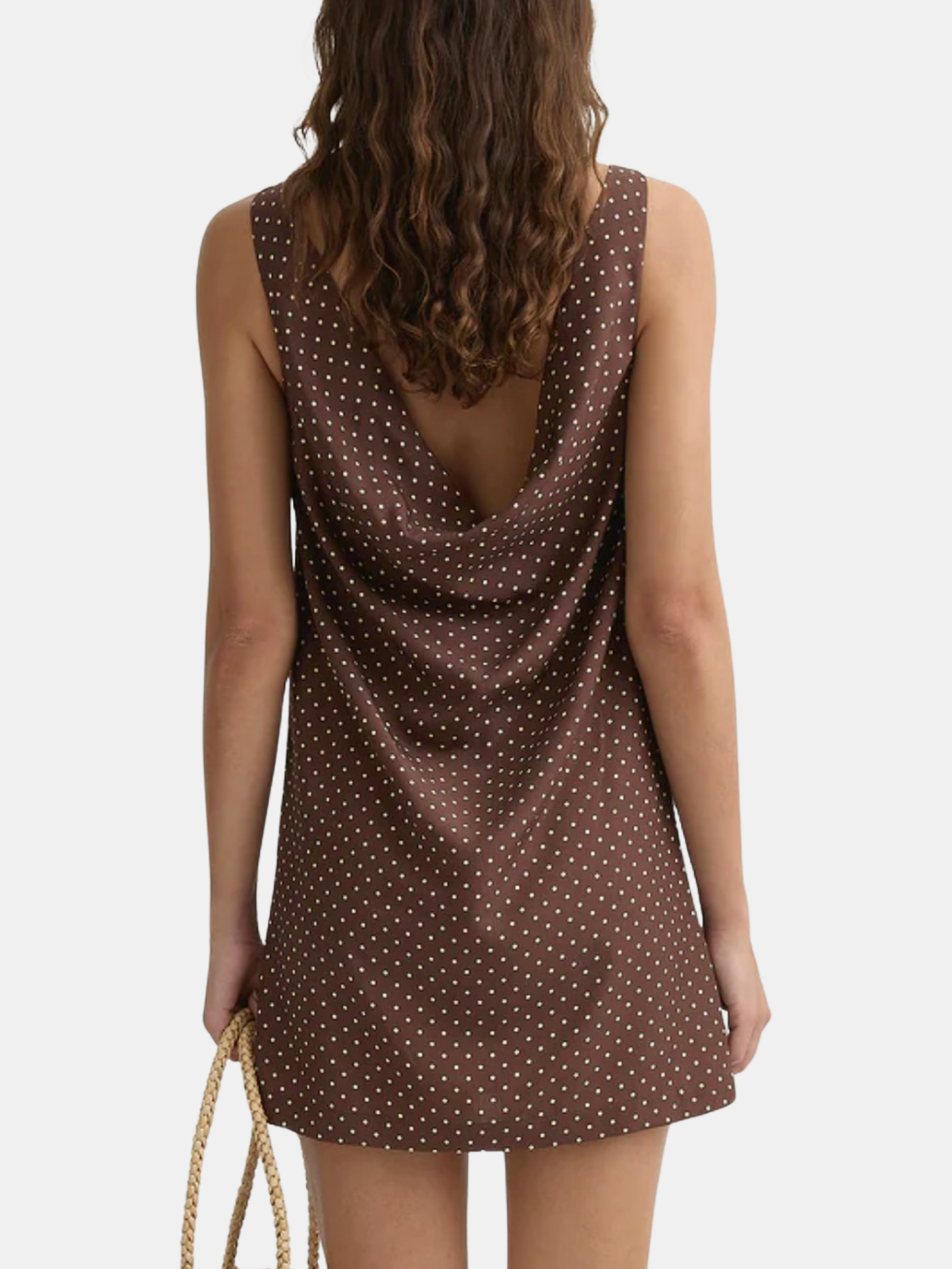 evie mini dress POSSE | Women's | Evie Mini Dress | CHOCOLATE/VANILLA Dress DAY