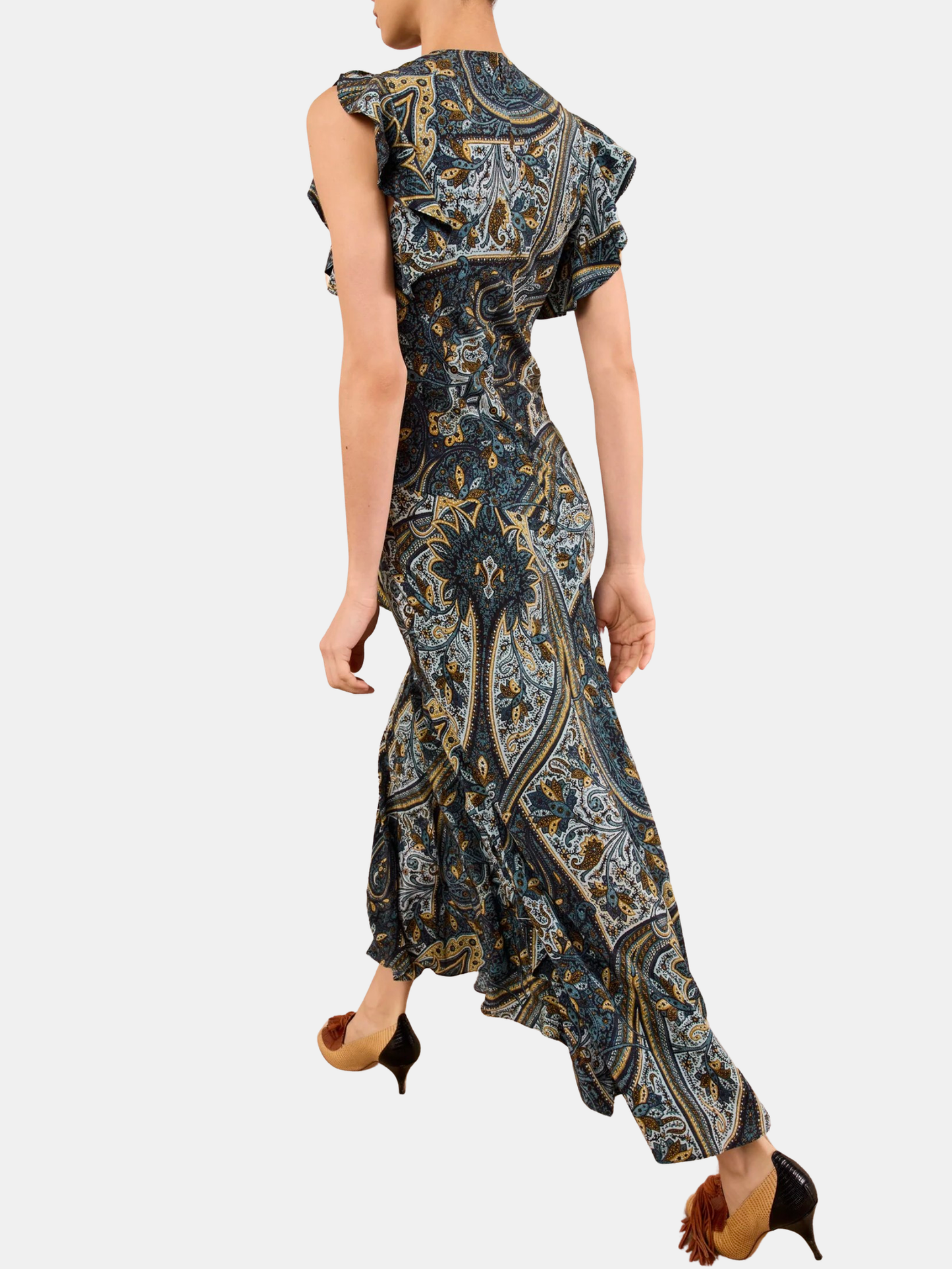 Ameline Sleeveless Silk Dress