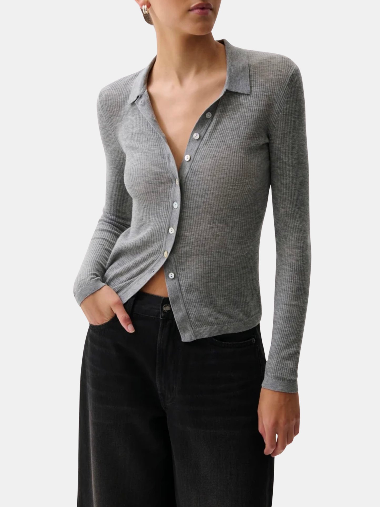 Korey Merino Blend Featherweight Cardigan