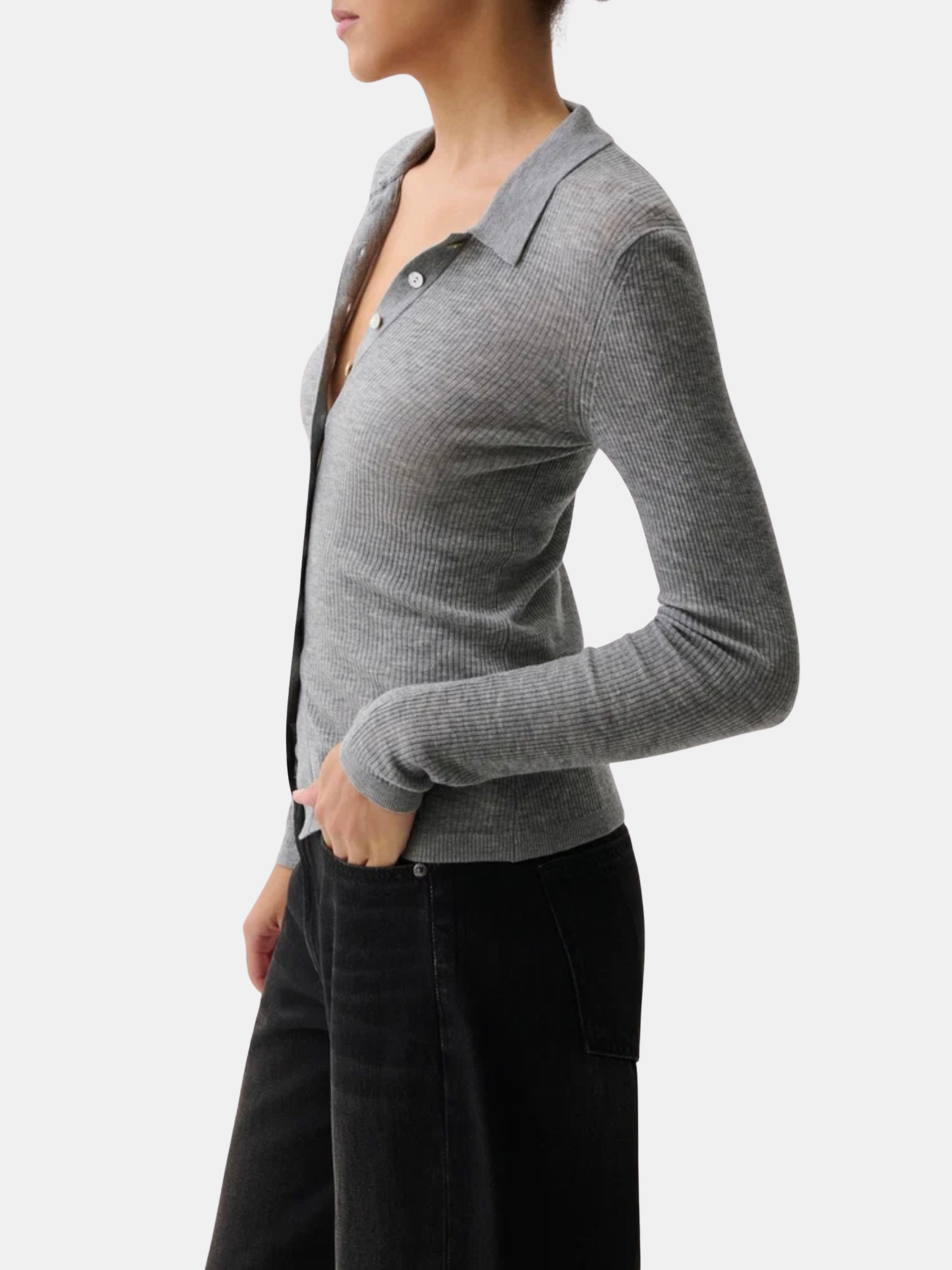 Korey Merino Blend Featherweight Cardigan