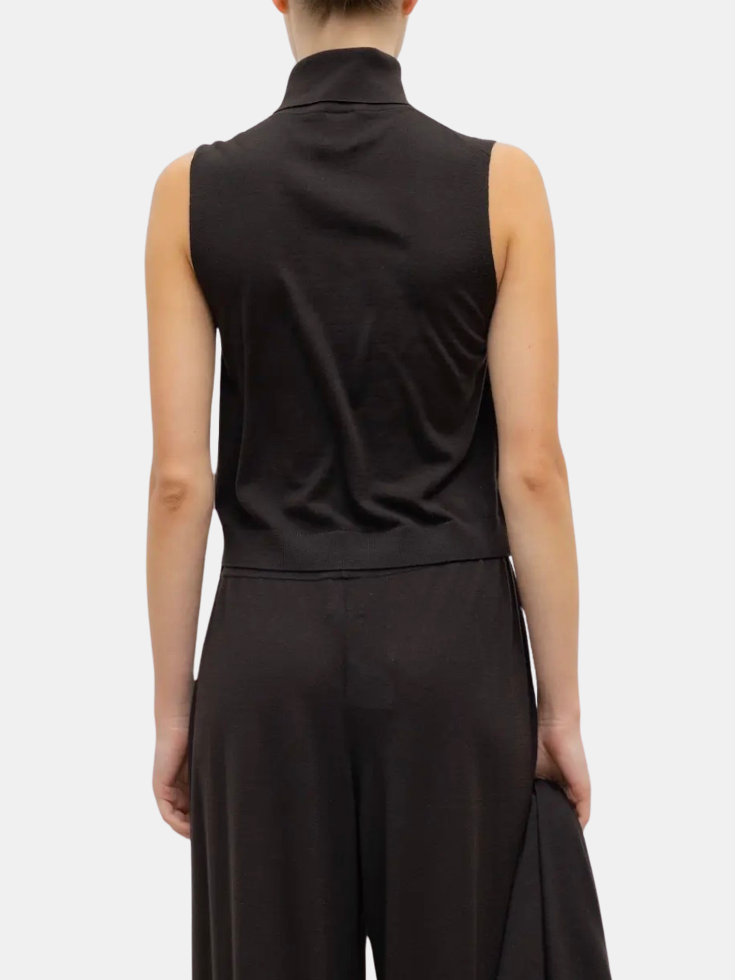 James Sleeveless Turtleneck