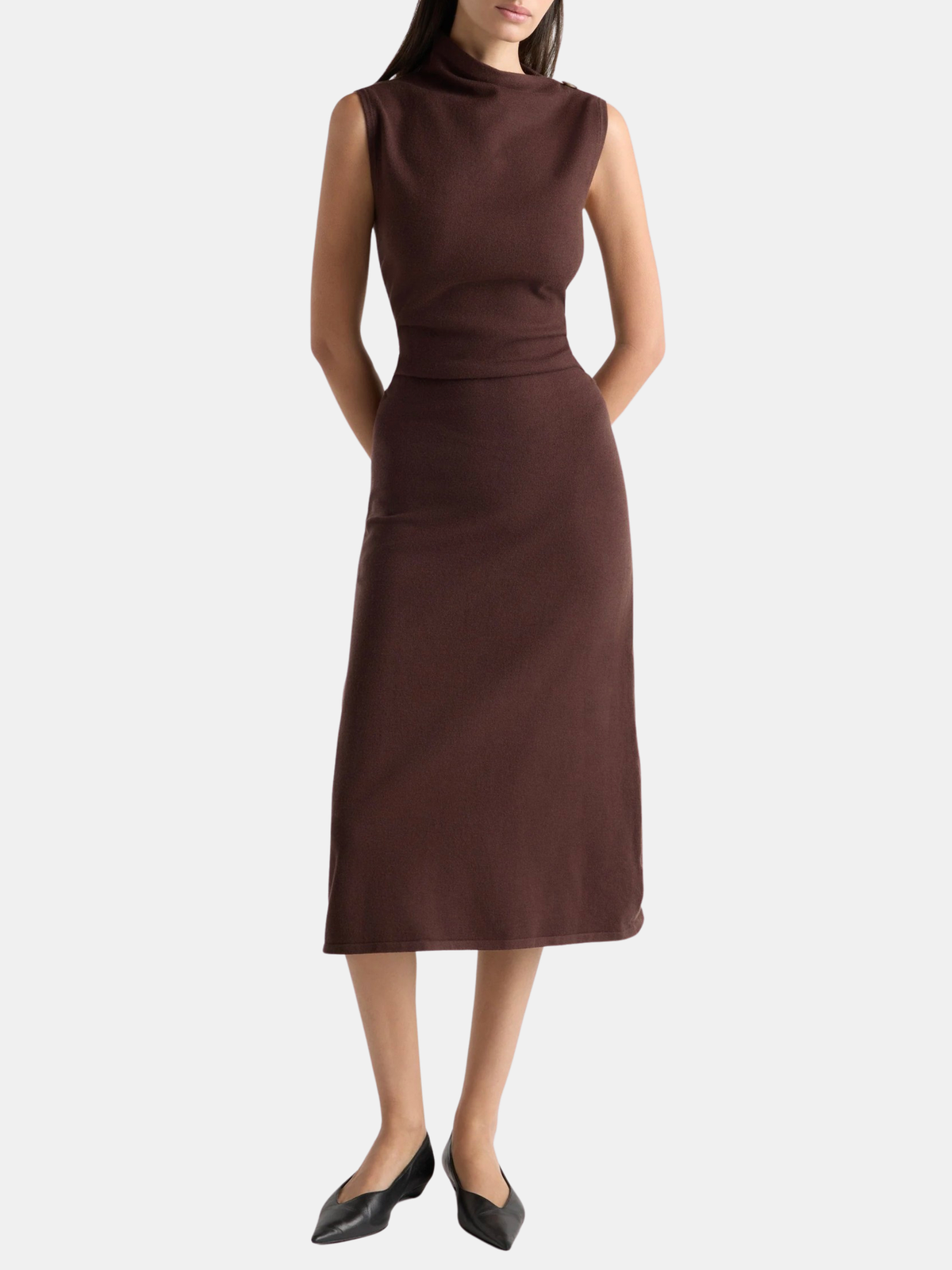 Abel Asymmetric-neck Dress
