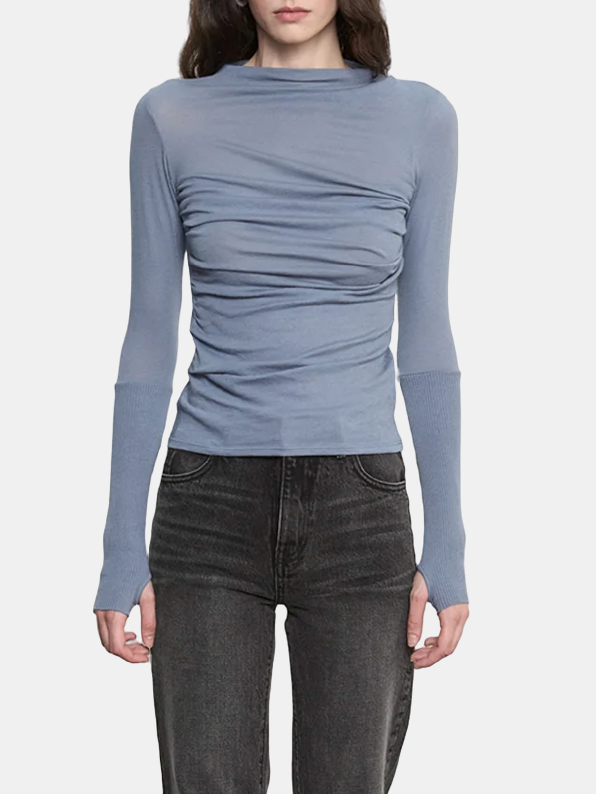 Cashmere Jersey Twist Top
