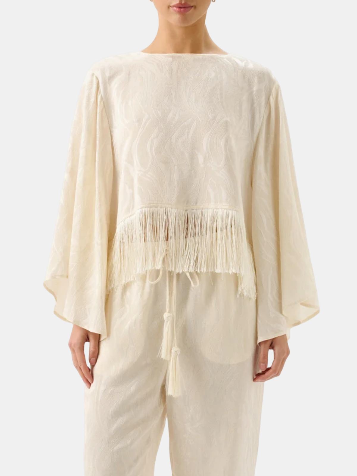 Vali Jacquard Top