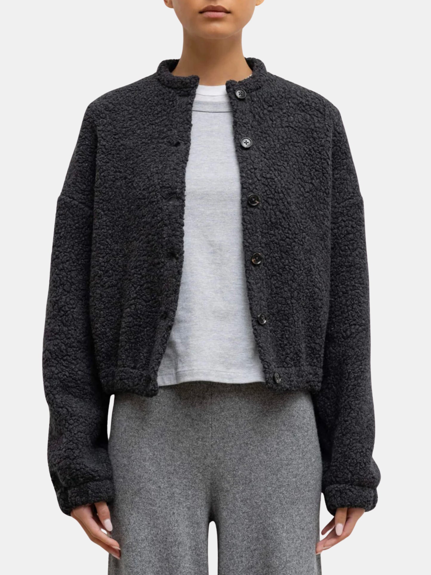 Mica Collarless Blouson