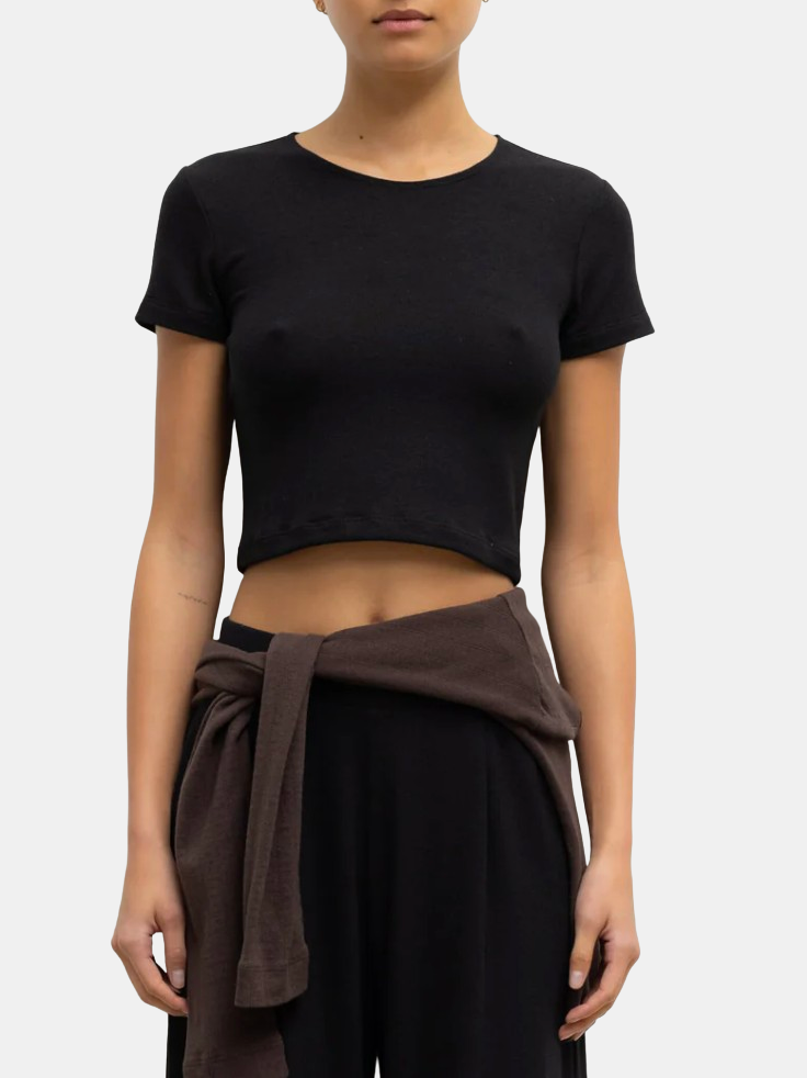 Lauren Crop Slim Fit Tee