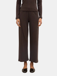 Pointelle Crop Wide Leg Pant - Morley 