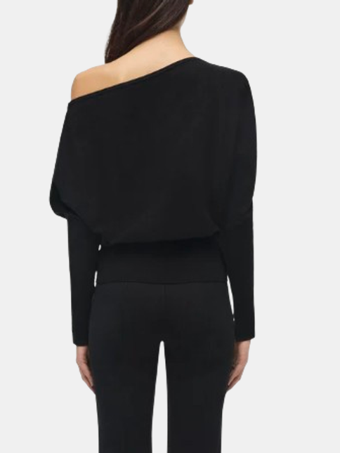 Lavina Draped Off Shoulder Sweater