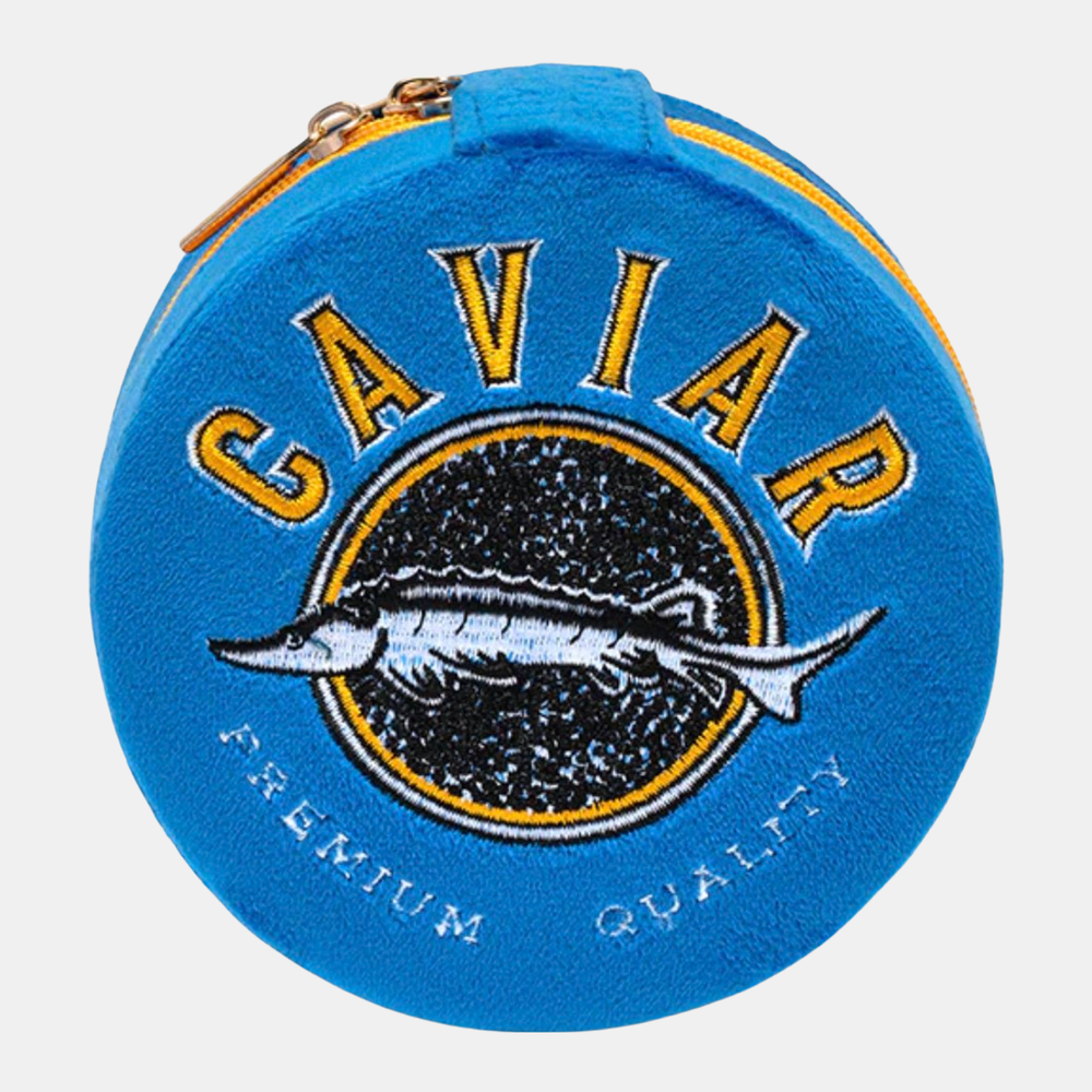Caviar Tin Jewelry Zip Case