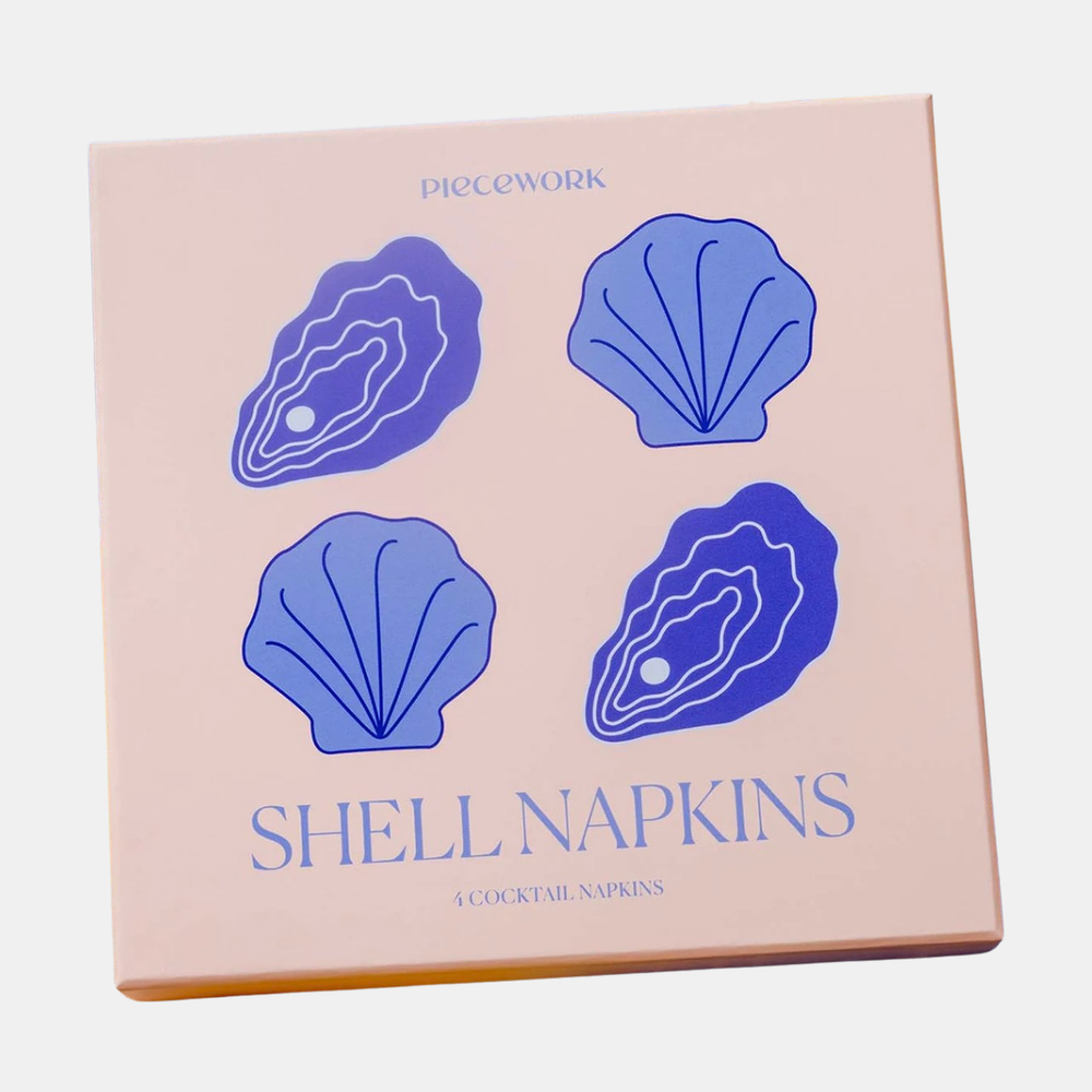 Shell Cocktail Napkins Set