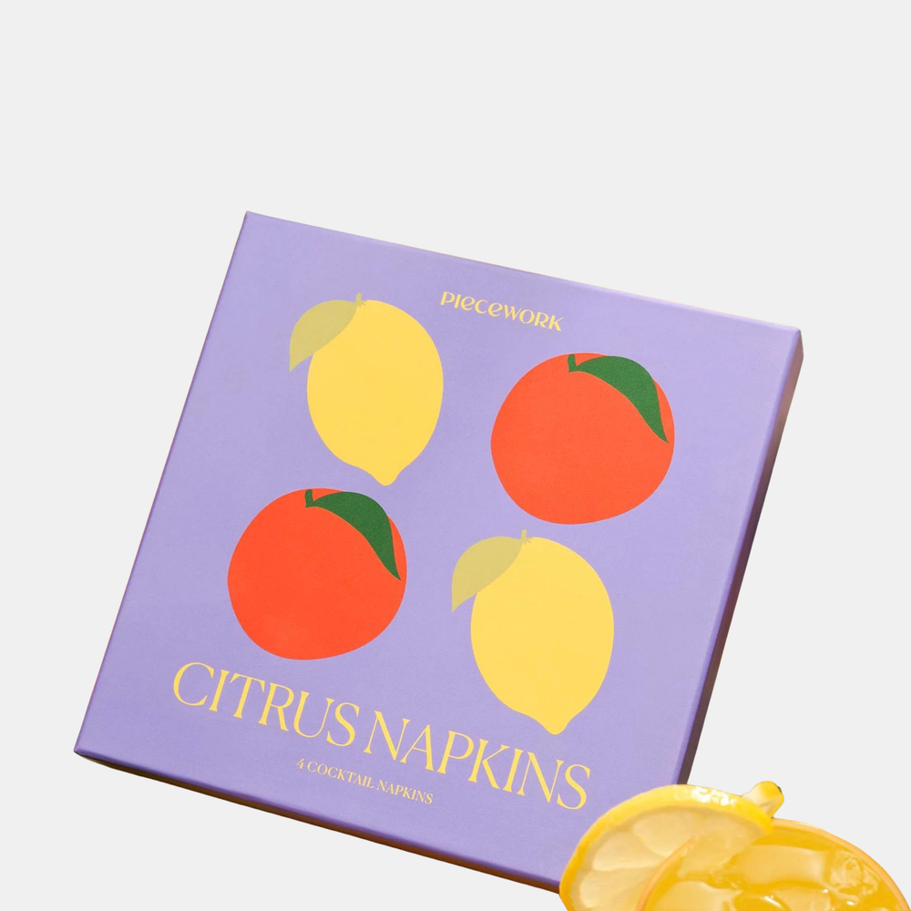 Citrus Cocktail Napkins Set