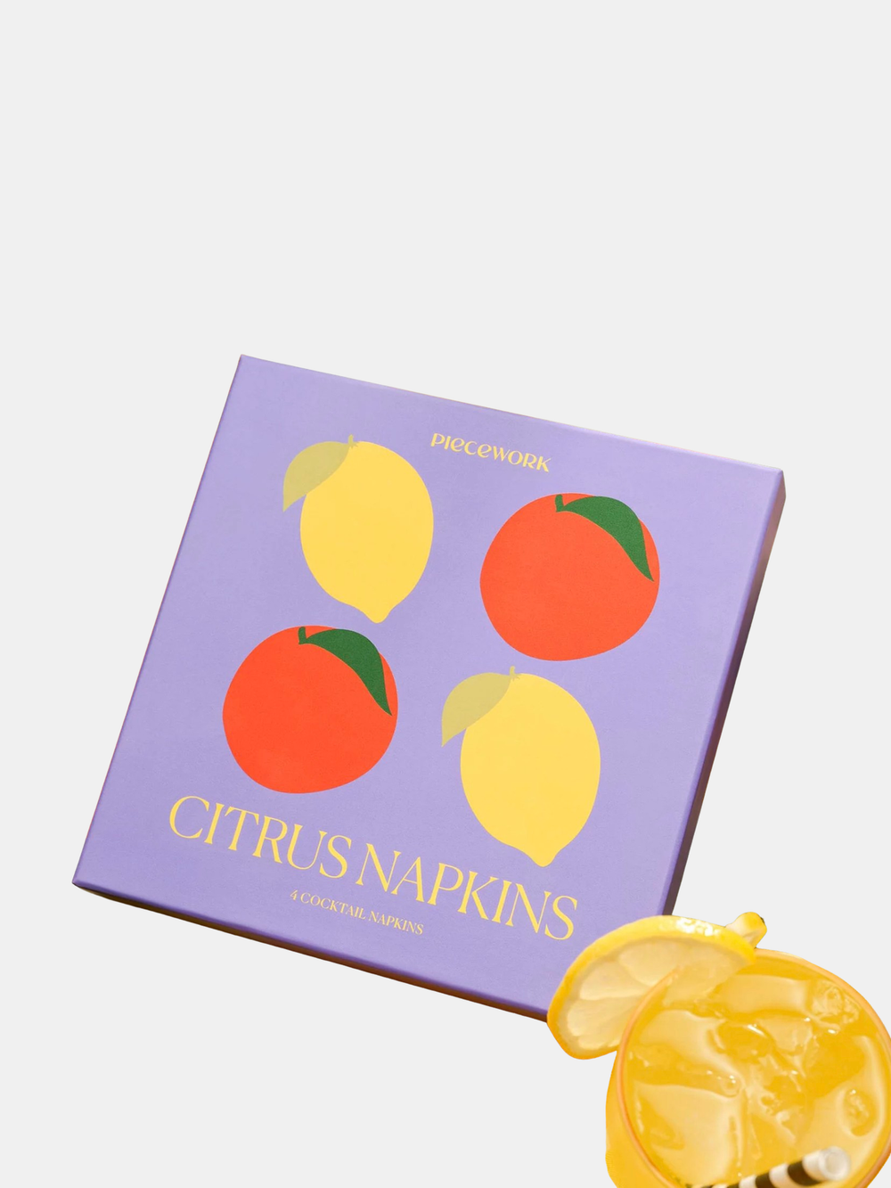 Citrus Cocktail Napkins Set