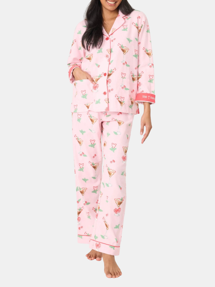Tini Time 3-Piece Flannel PJ Set
