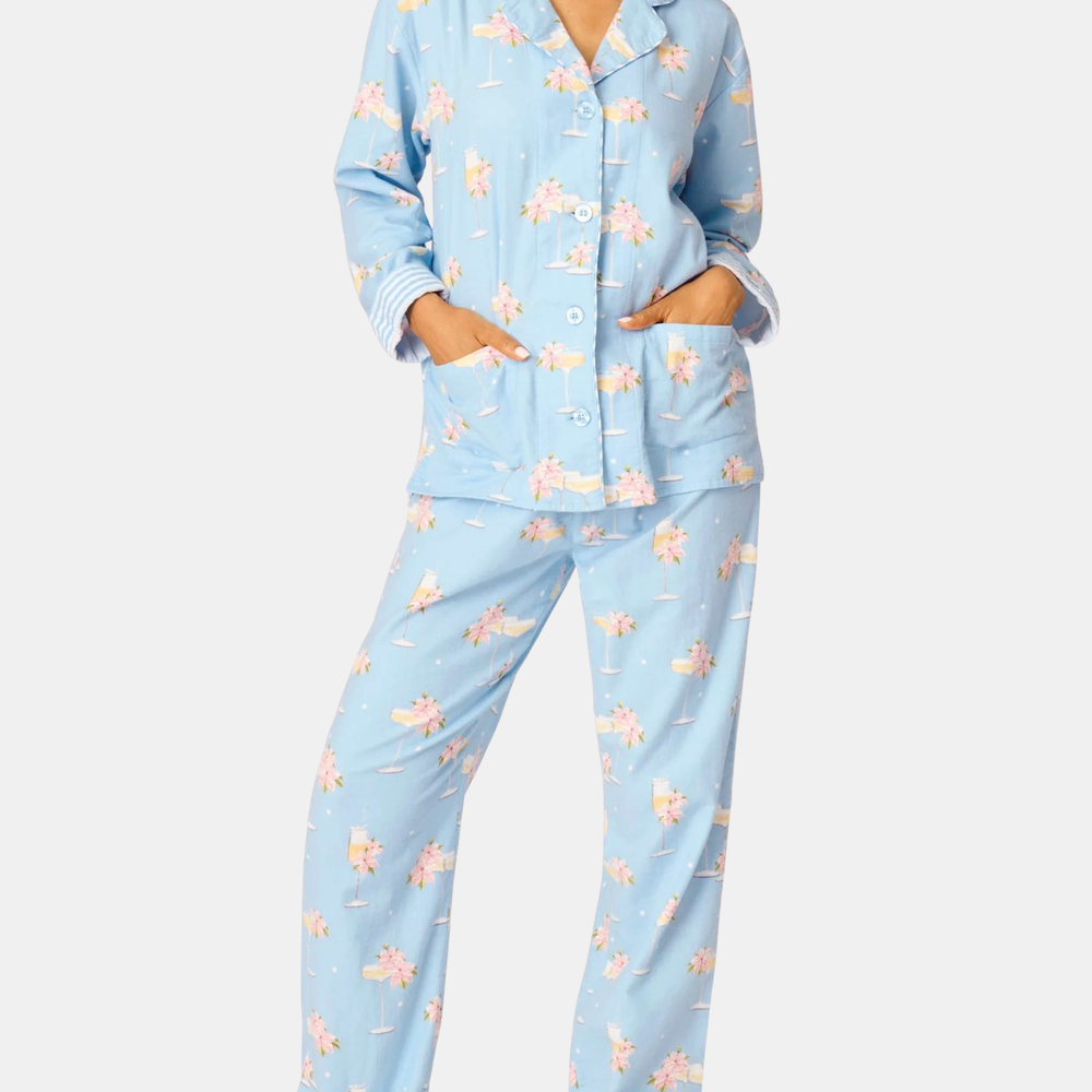 Fizz The Season Flannel PJ Set