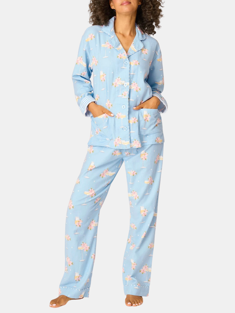 Fizz The Season Flannel PJ Set
