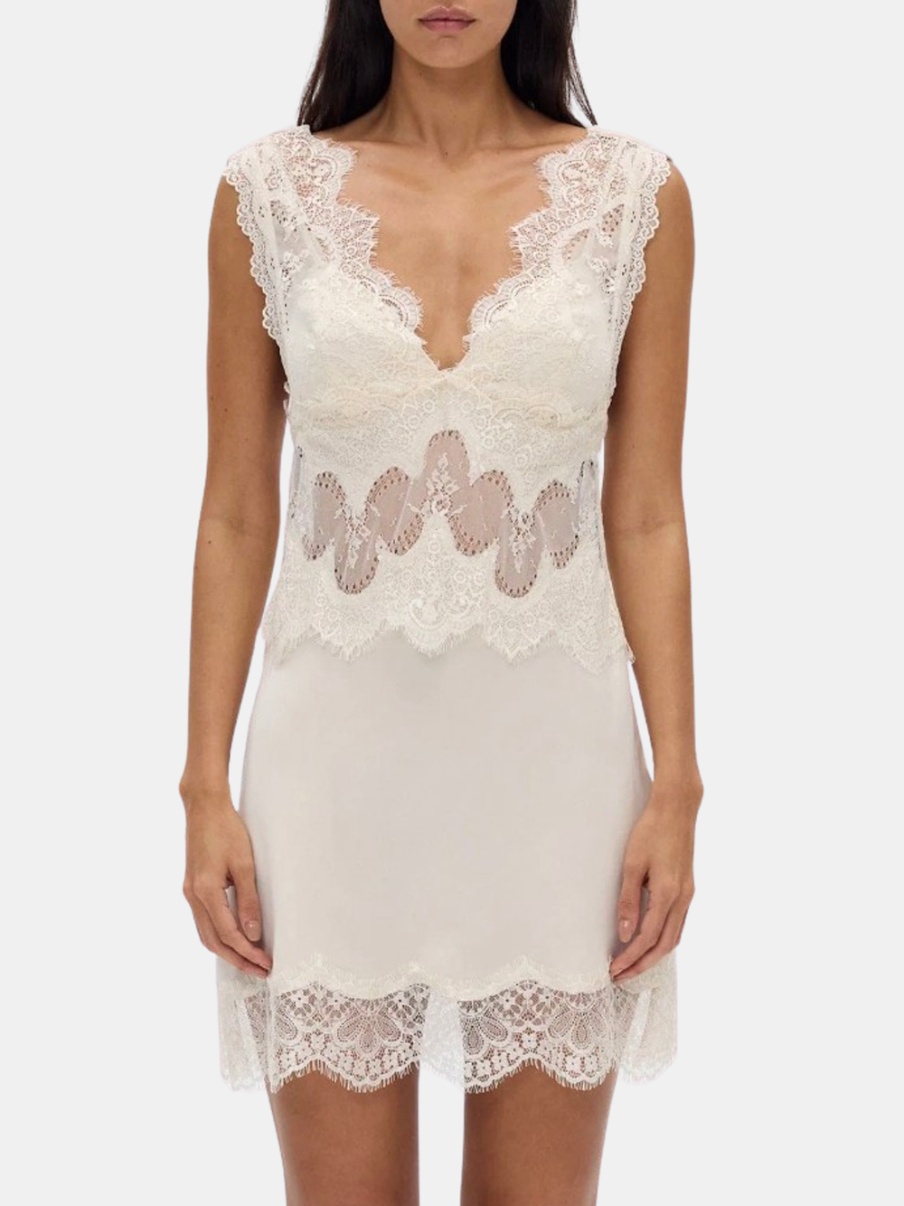 Visions Lace Mini Dress