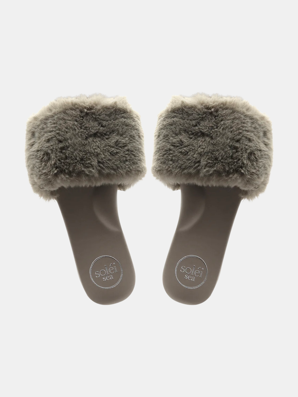 Ziela Fur Strap Slide
