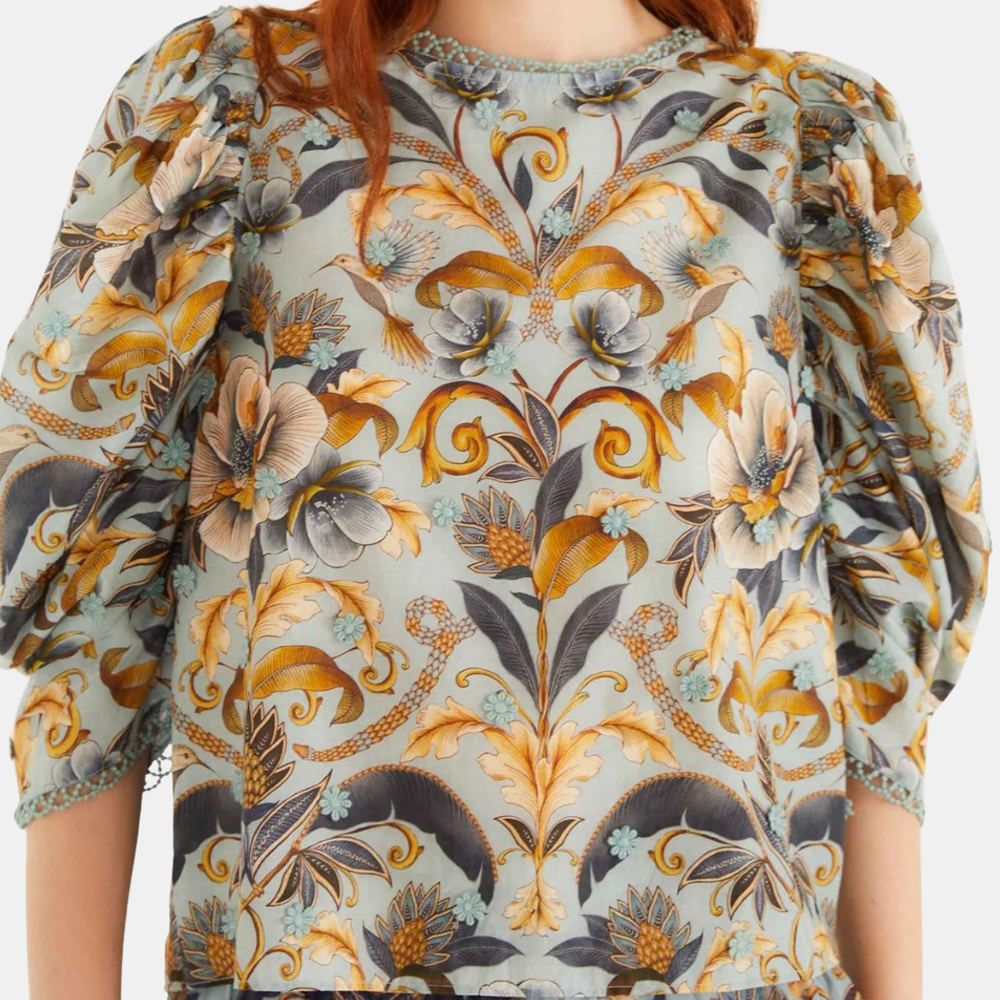 Snake Garden 3d Blouse