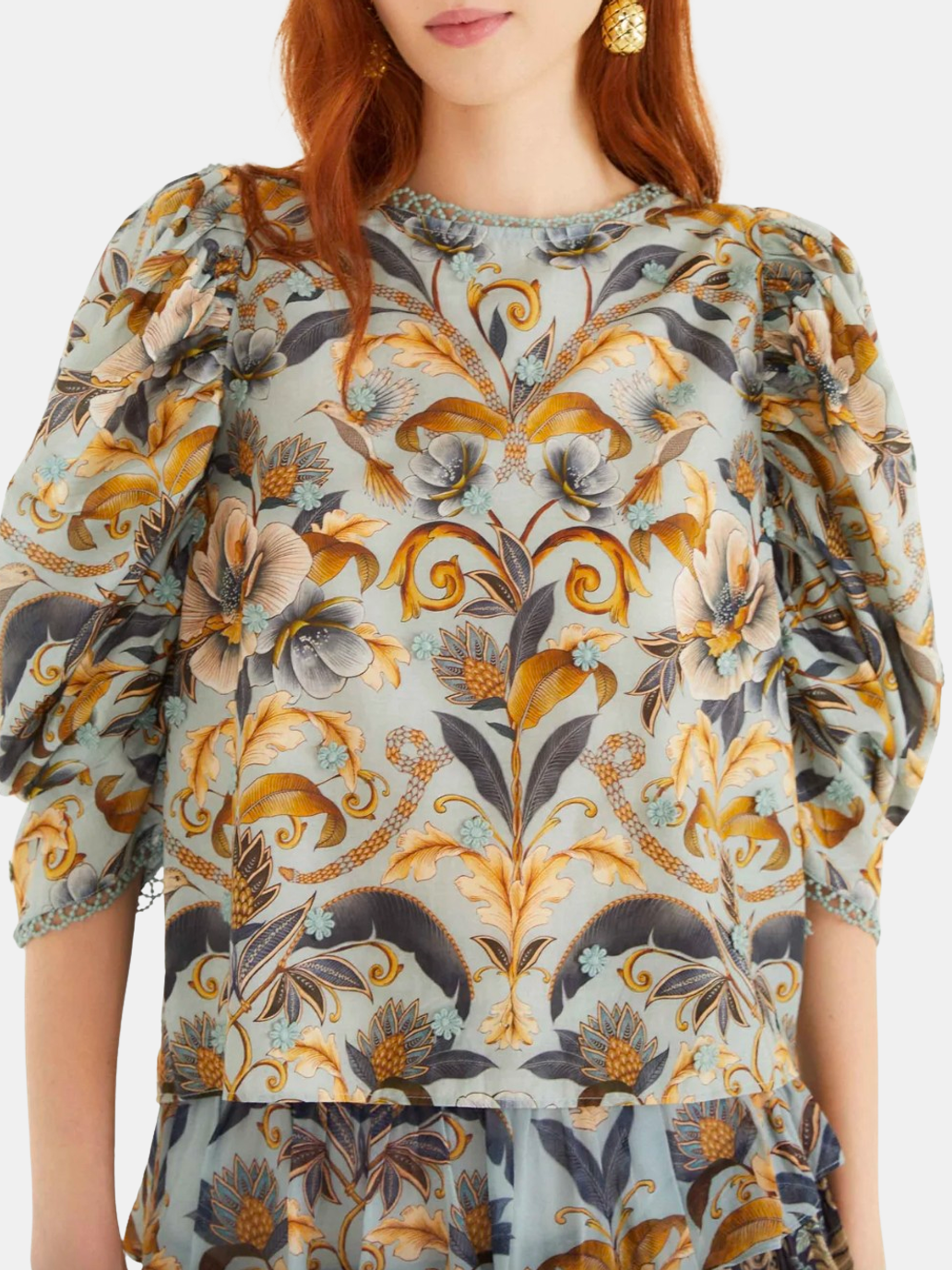 Snake Garden 3d Blouse