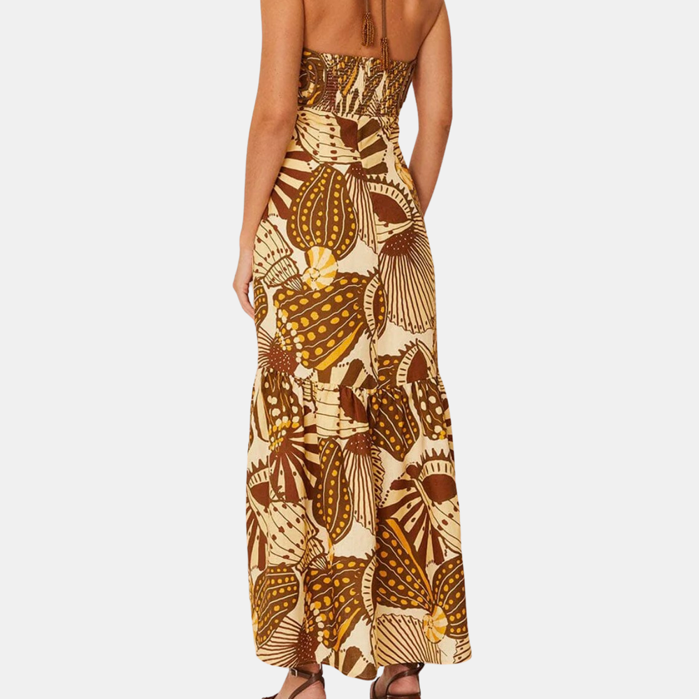 Shell Mix Sand Maxi Dress